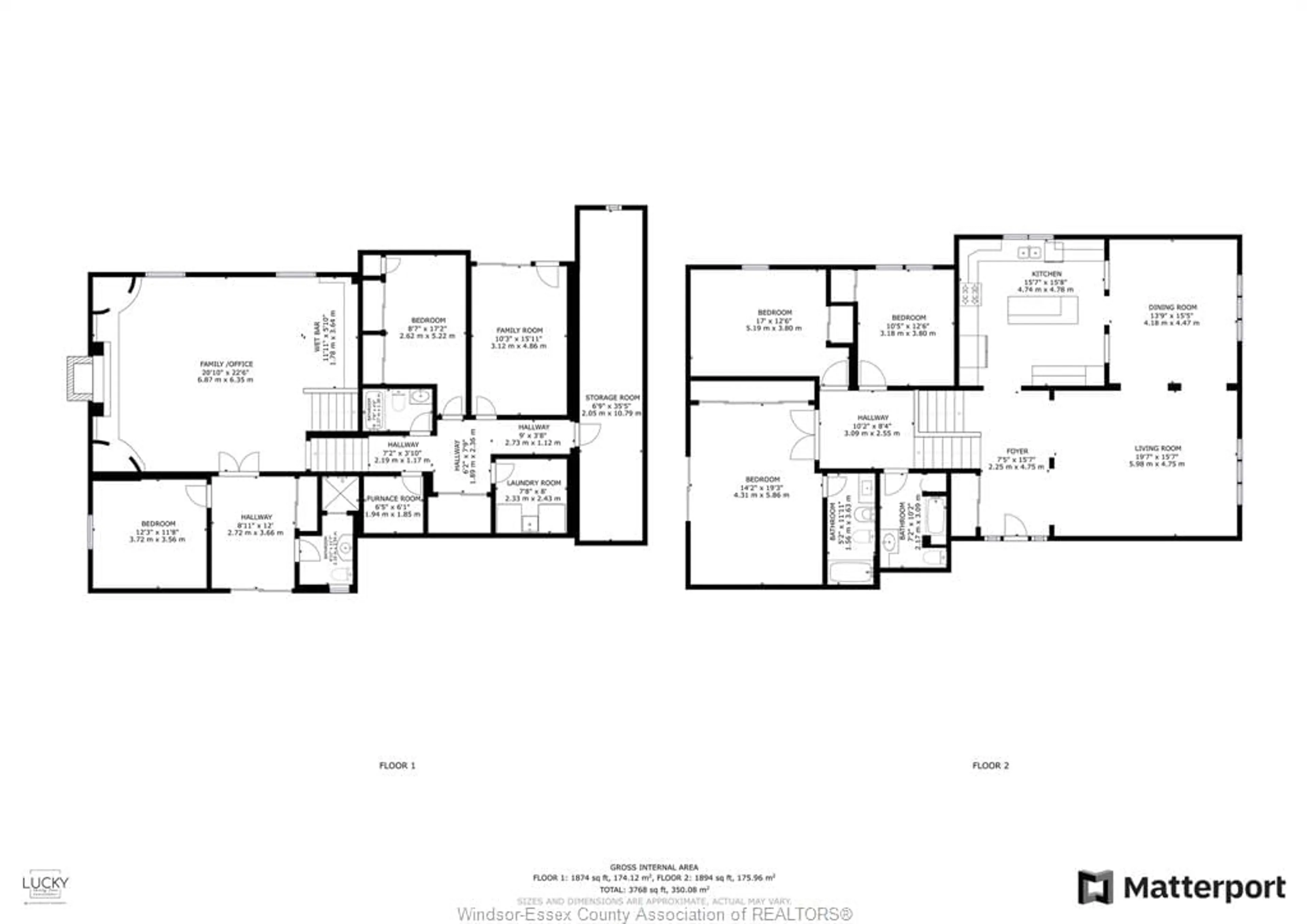 Floor plan for 9230 DISPUTED Rd, LaSalle Ontario N9H 0H9
