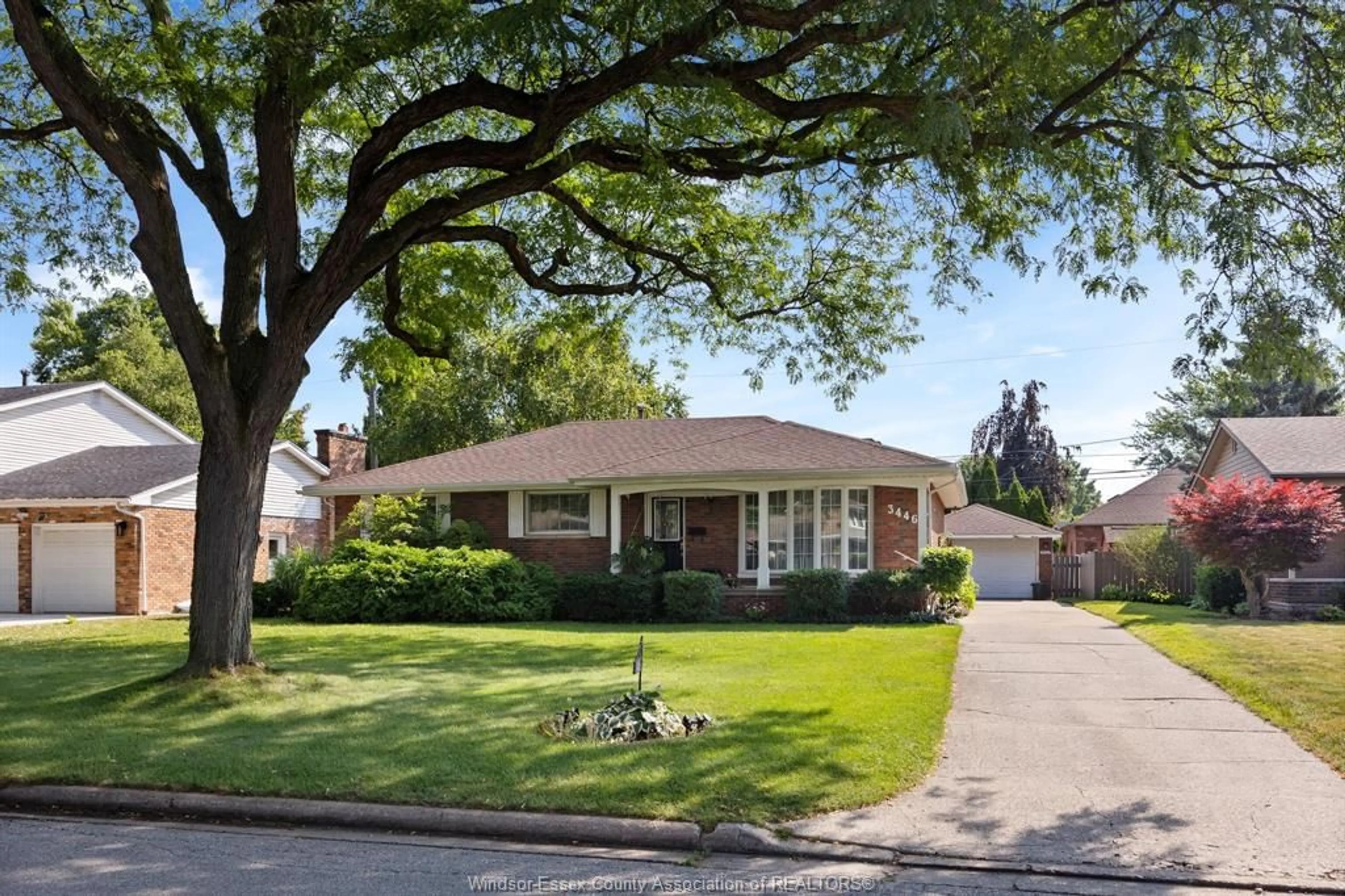Home with brick exterior material, street for 3446 AVONDALE, Windsor Ontario N9E 1X7
