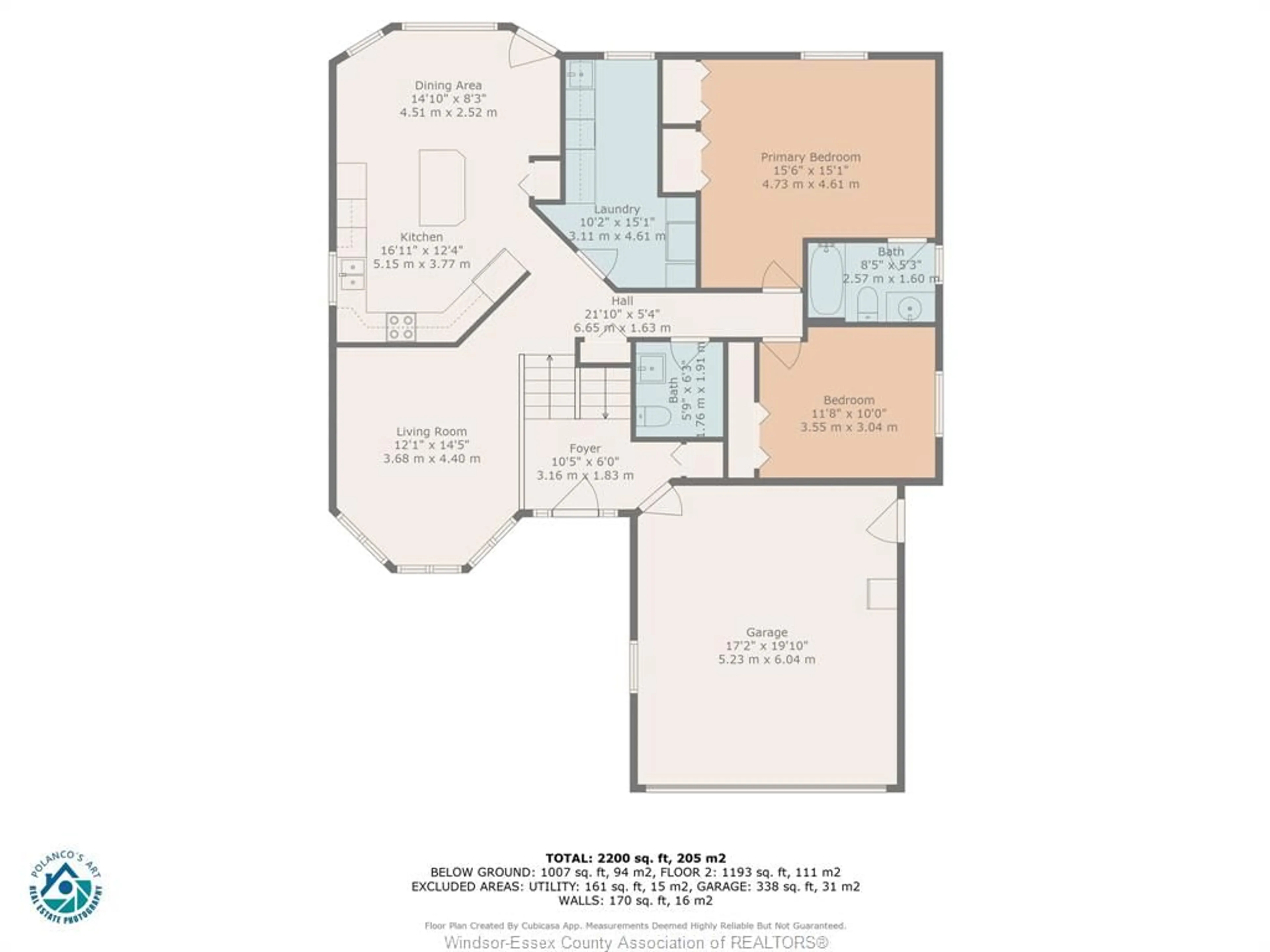 Floor plan for 847 LAWNDALE Ave, Kingsville Ontario N9Y 3S5