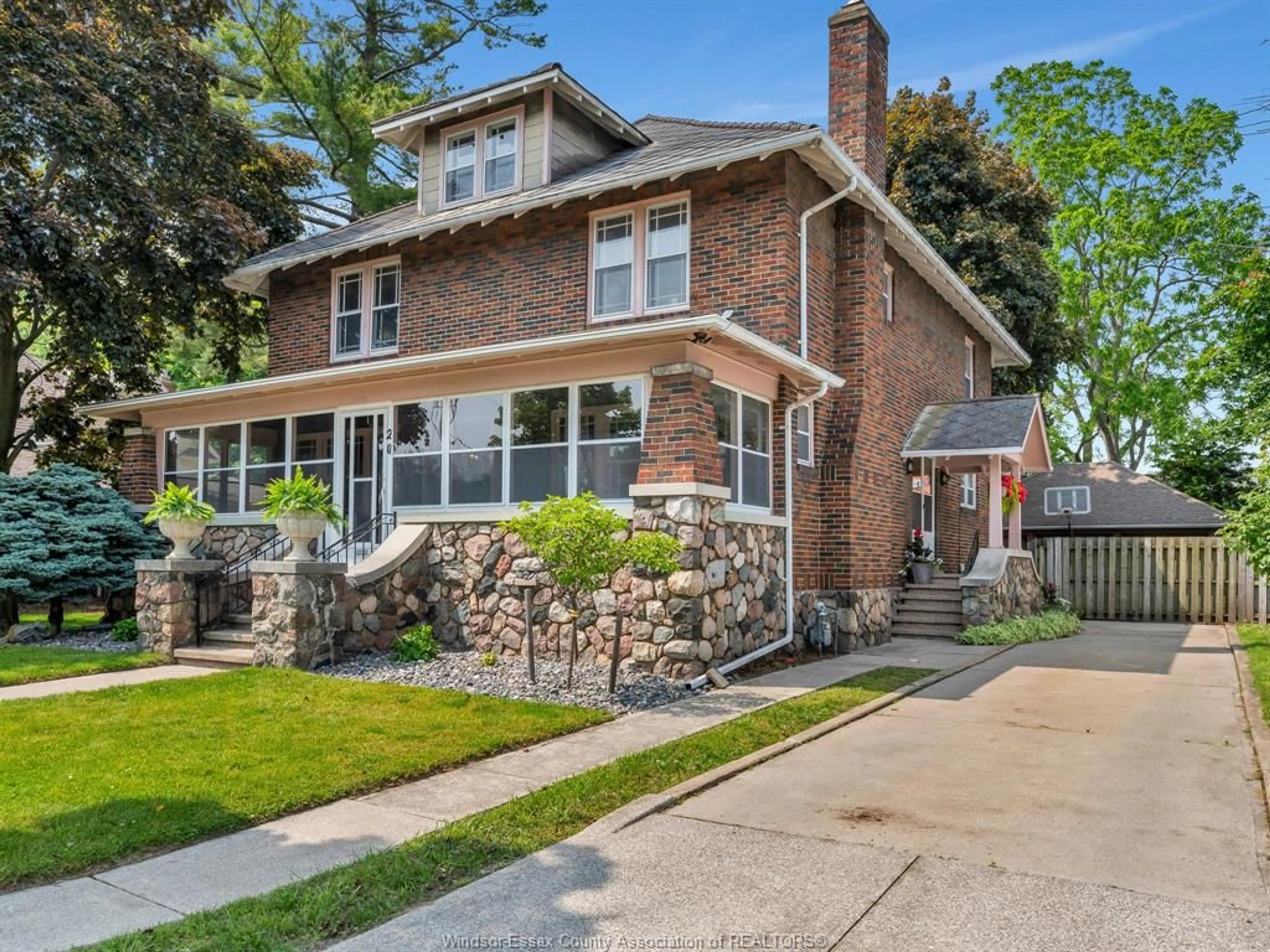Home with brick exterior material, street for 20 MILL St, Kingsville Ontario N9Y 1V9