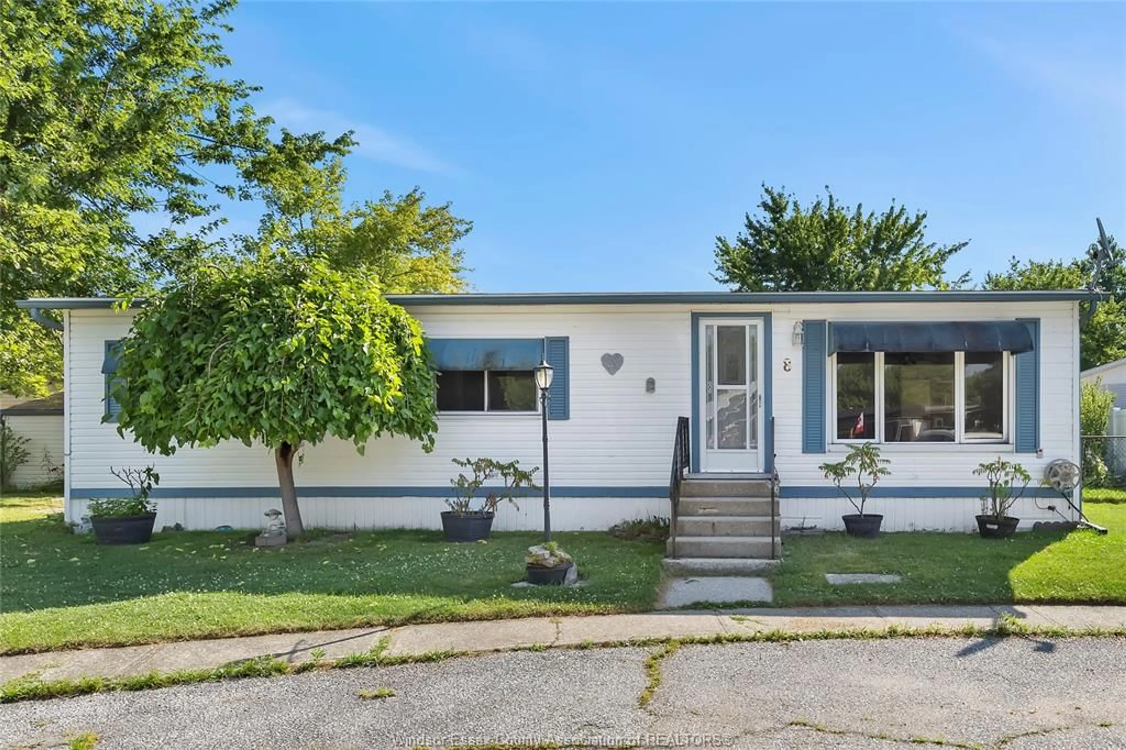 Home with vinyl exterior material, street for 8 HICKORY, McGregor Ontario N0R 1J0