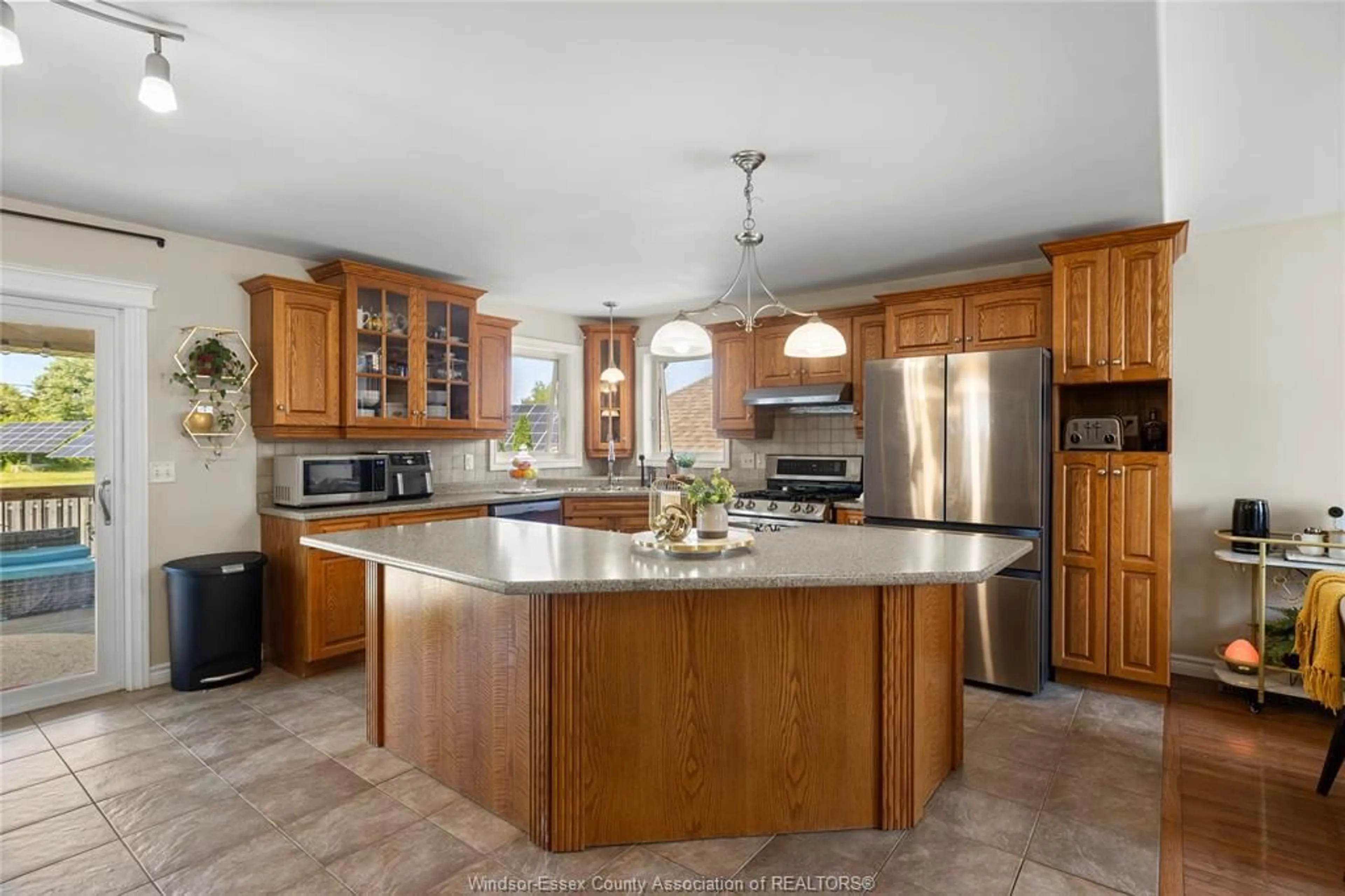 Open concept kitchen, ceramic/tile floor for 263 St Peter, Belle River Ontario N0R 1A0