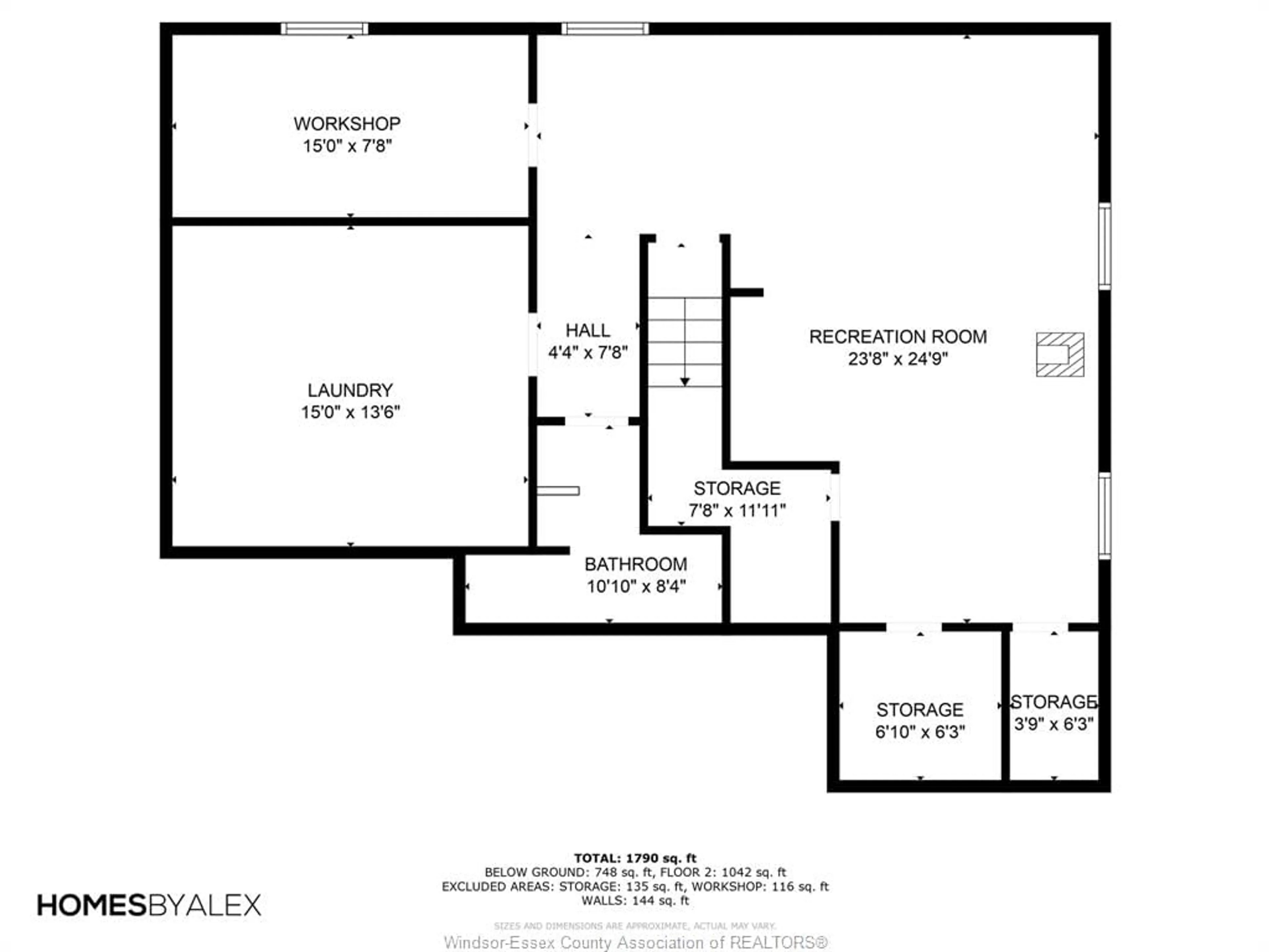 Floor plan for 13154 DILLON Dr, Tecumseh Ontario N8N 3M9