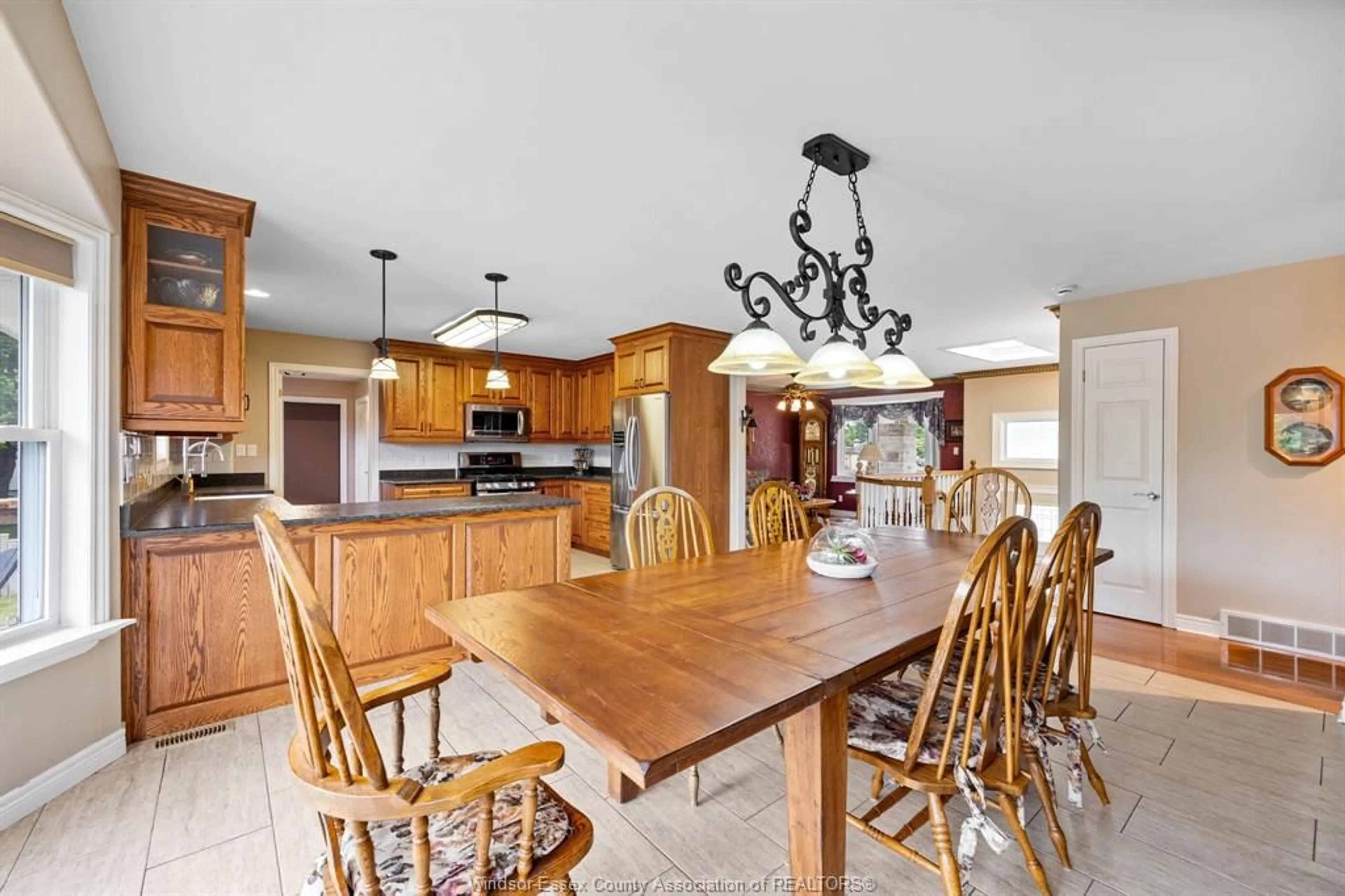 Open concept kitchen, ceramic/tile floor for 6758 COUNTY RD 50, Amherstburg Ontario N0R 1G0