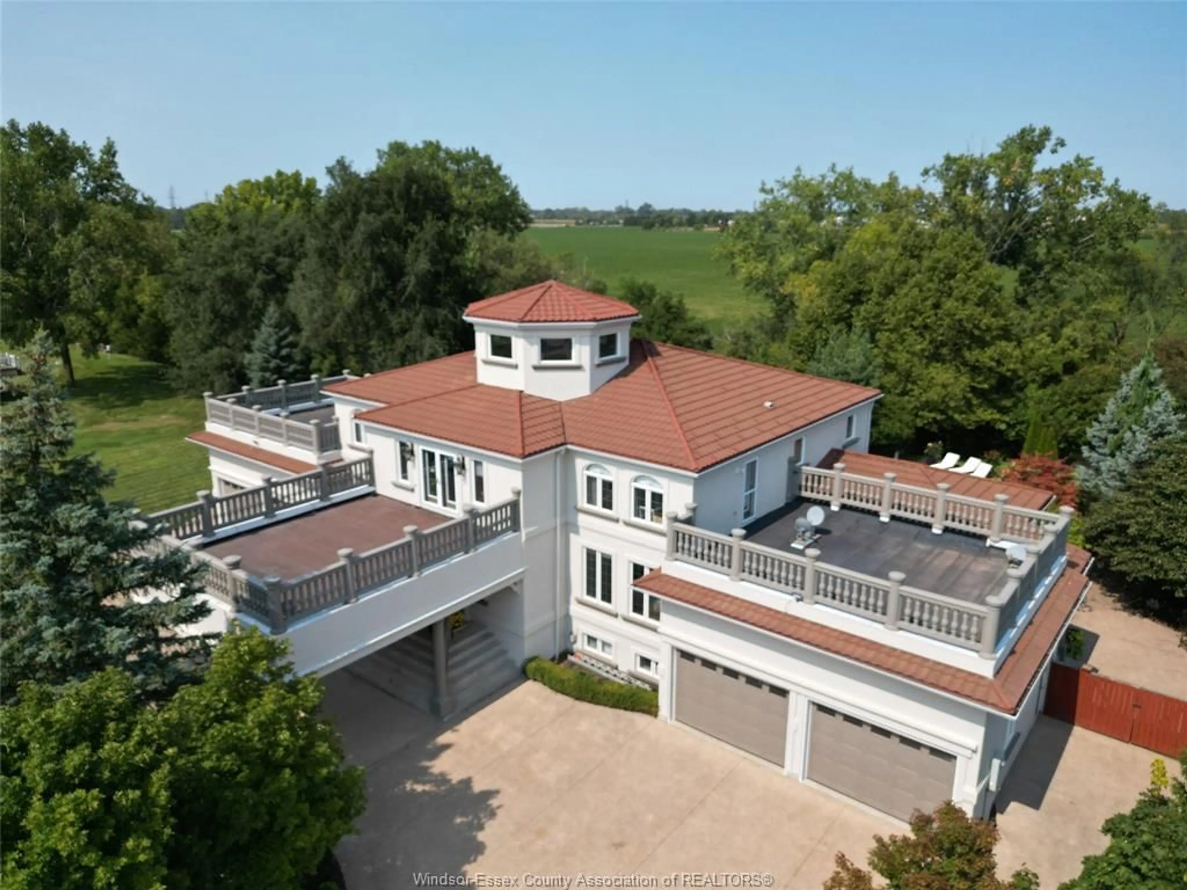 A pic from outside/outdoor area/front of a property/back of a property/a pic from drone, building for 74 COUNTY RD 42, Maidstone Ontario N0R 1K0