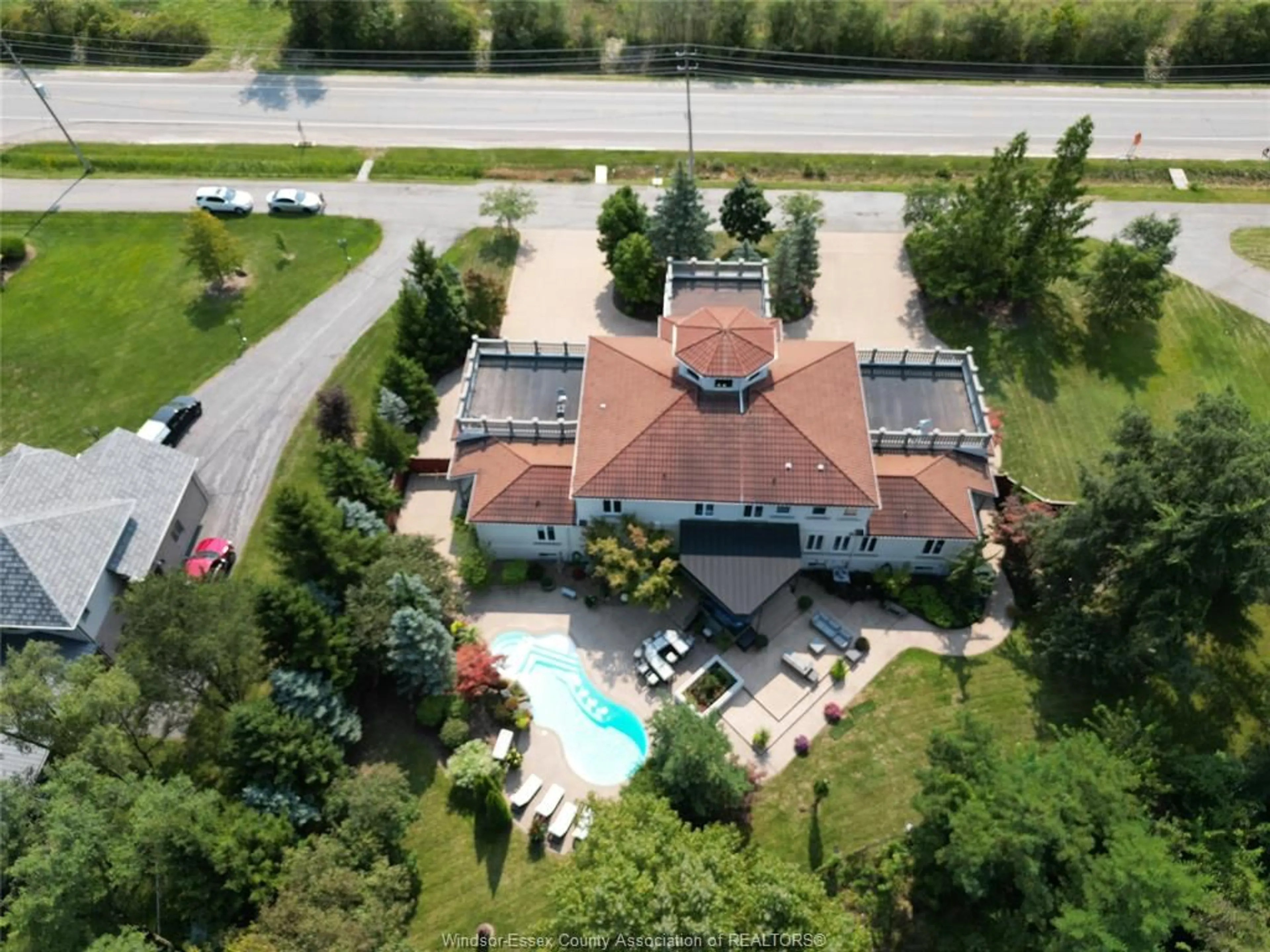 A pic from outside/outdoor area/front of a property/back of a property/a pic from drone, unknown for 74 COUNTY RD 42, Maidstone Ontario N0R 1K0