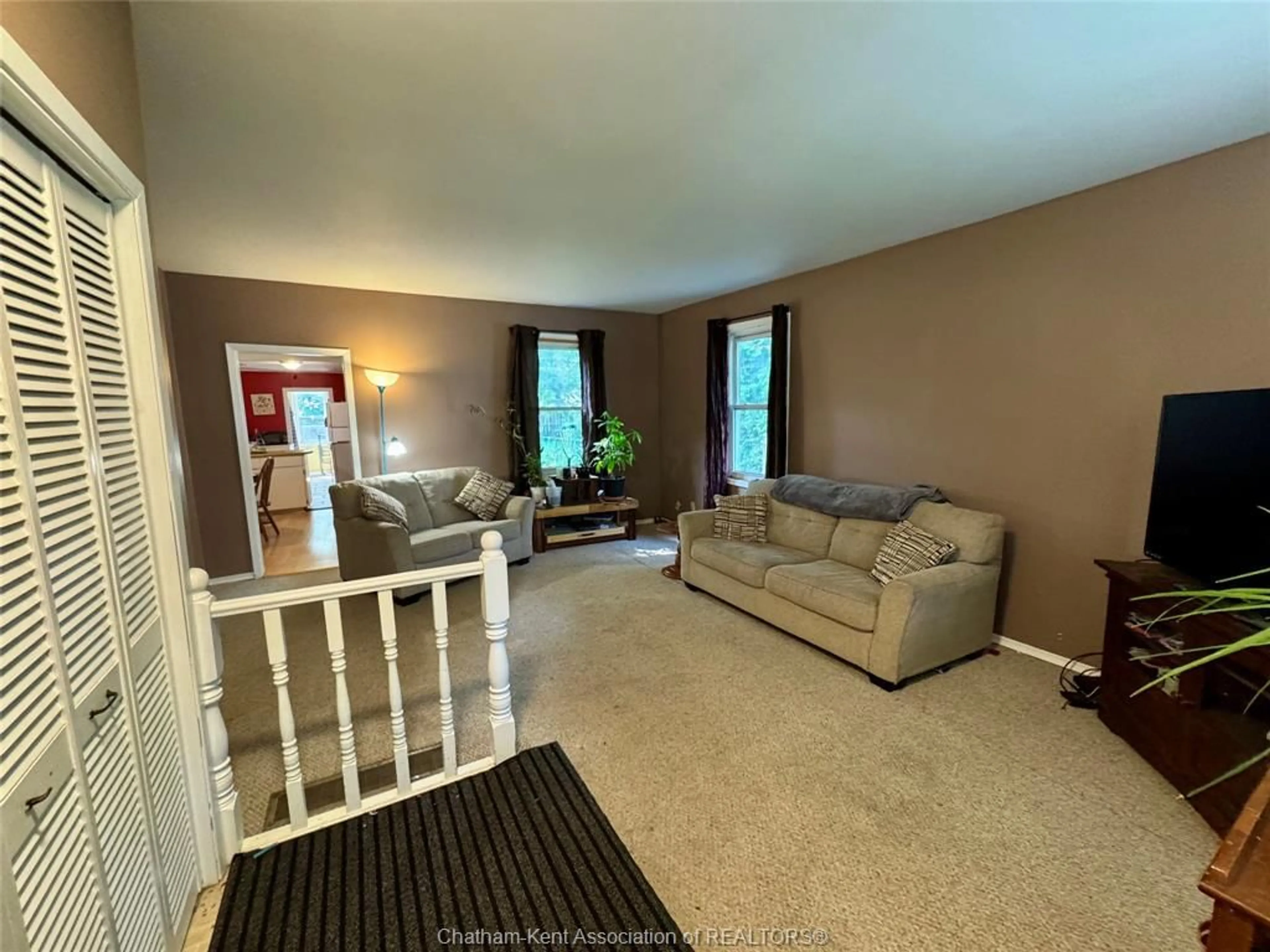 Living room with furniture, unknown for 15 Ebenezer St, Ridgetown Ontario N0P 2C0