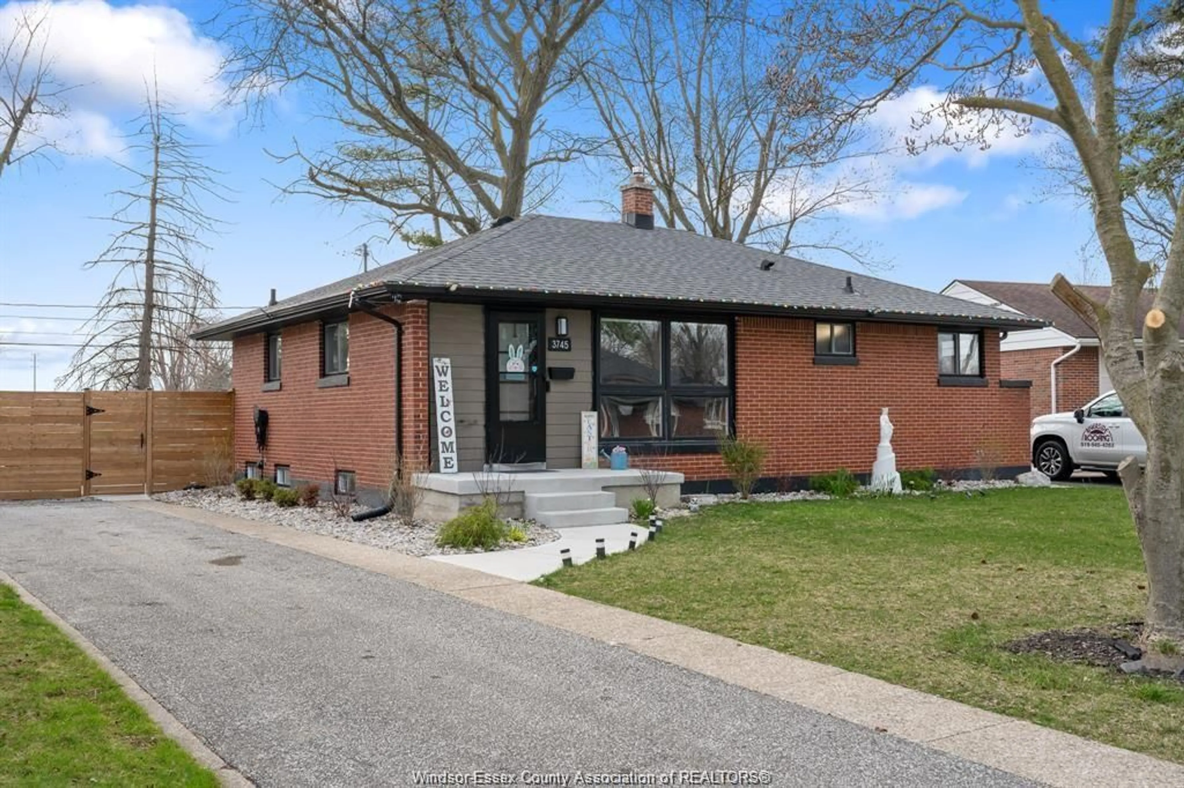 Home with brick exterior material, street for 3745 MCKAY Ave, Windsor Ontario N9E 2S3
