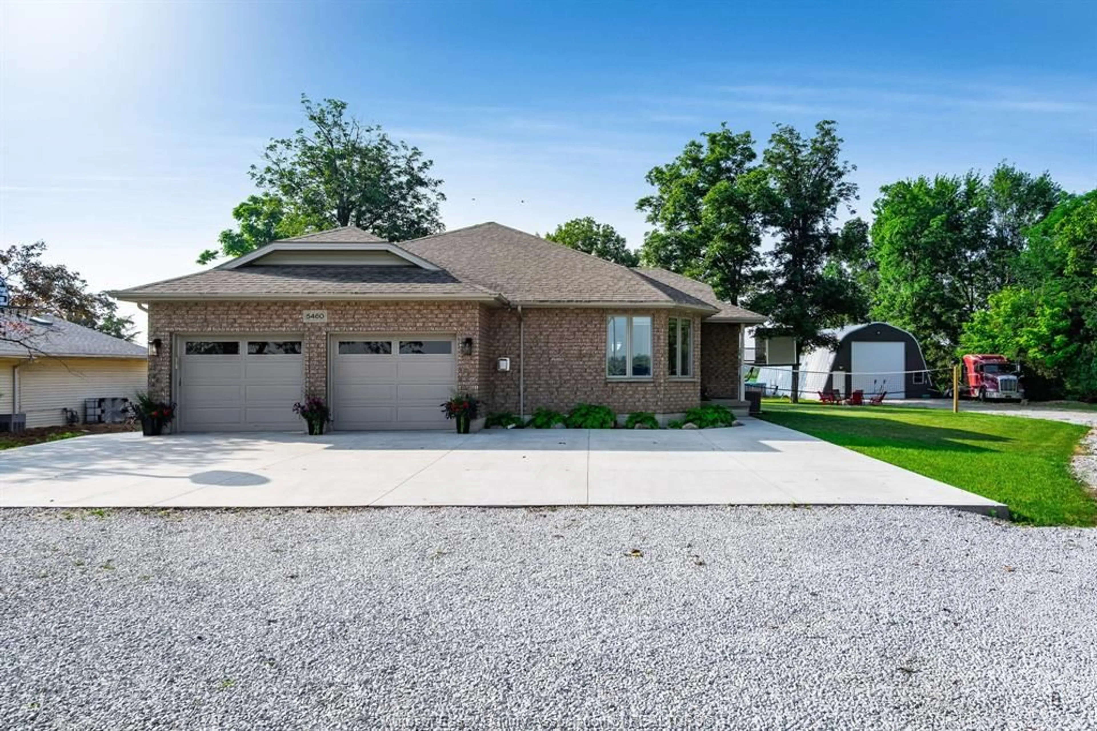 Home with brick exterior material, street for 5460 QUEENS LINE, Tilbury Ontario N0P 2L0