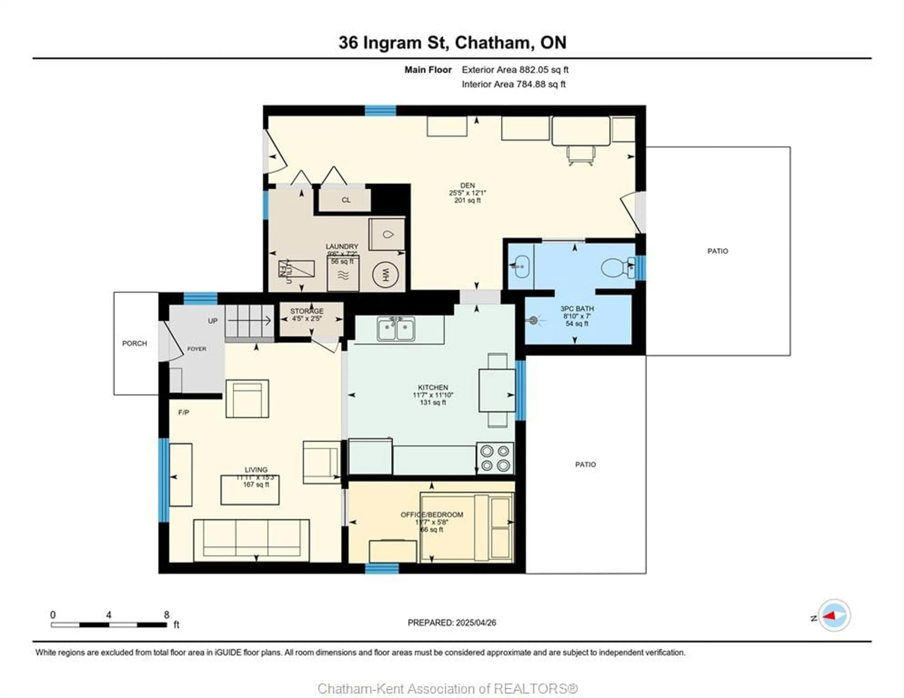 Floor plan for 36 INGRAM St, Chatham Ontario N7L 3N5