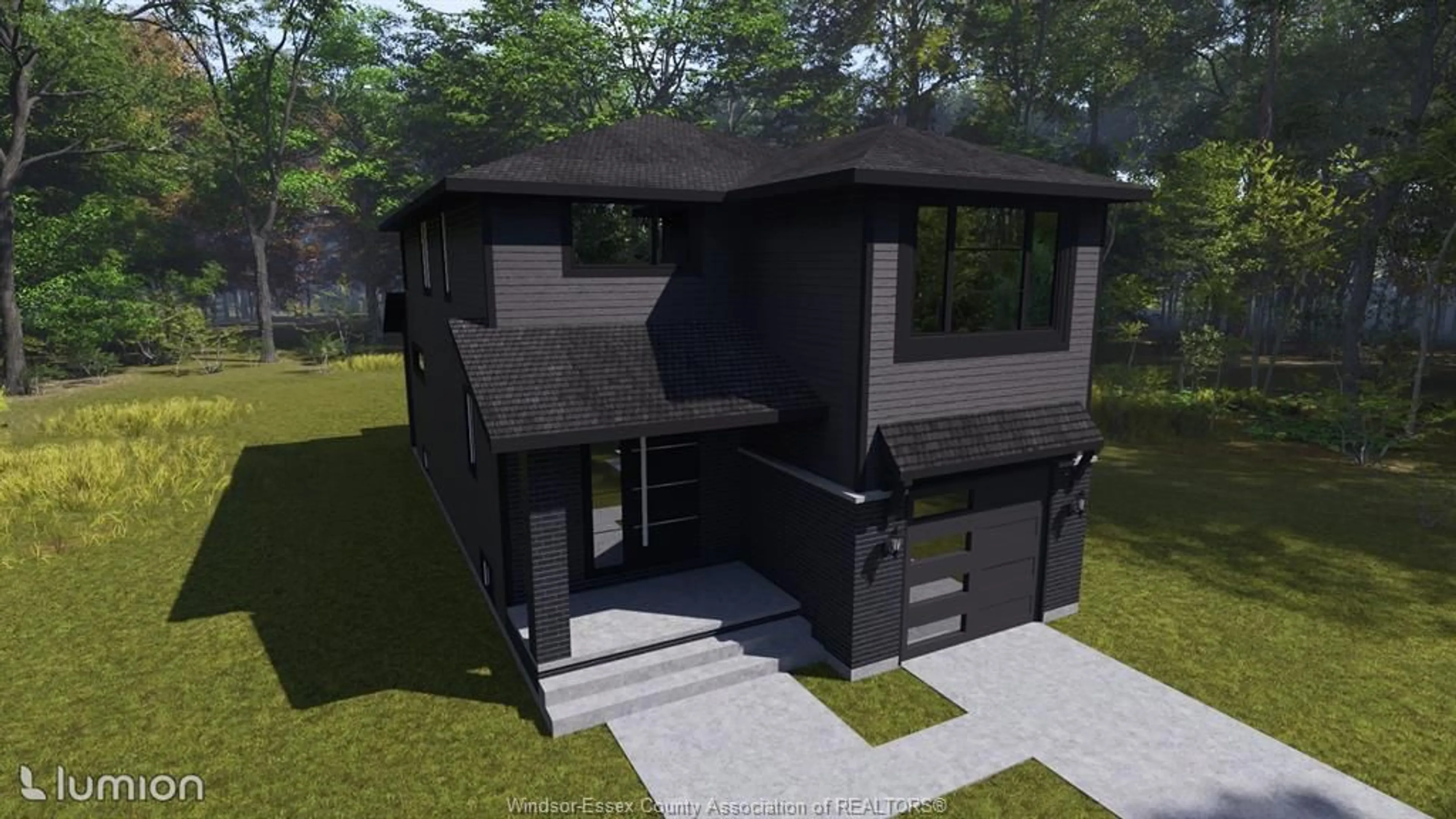 A pic from outside/outdoor area/front of a property/back of a property/a pic from drone, building for 1047 CHERRY, Kingsville Ontario N9Y 3V7