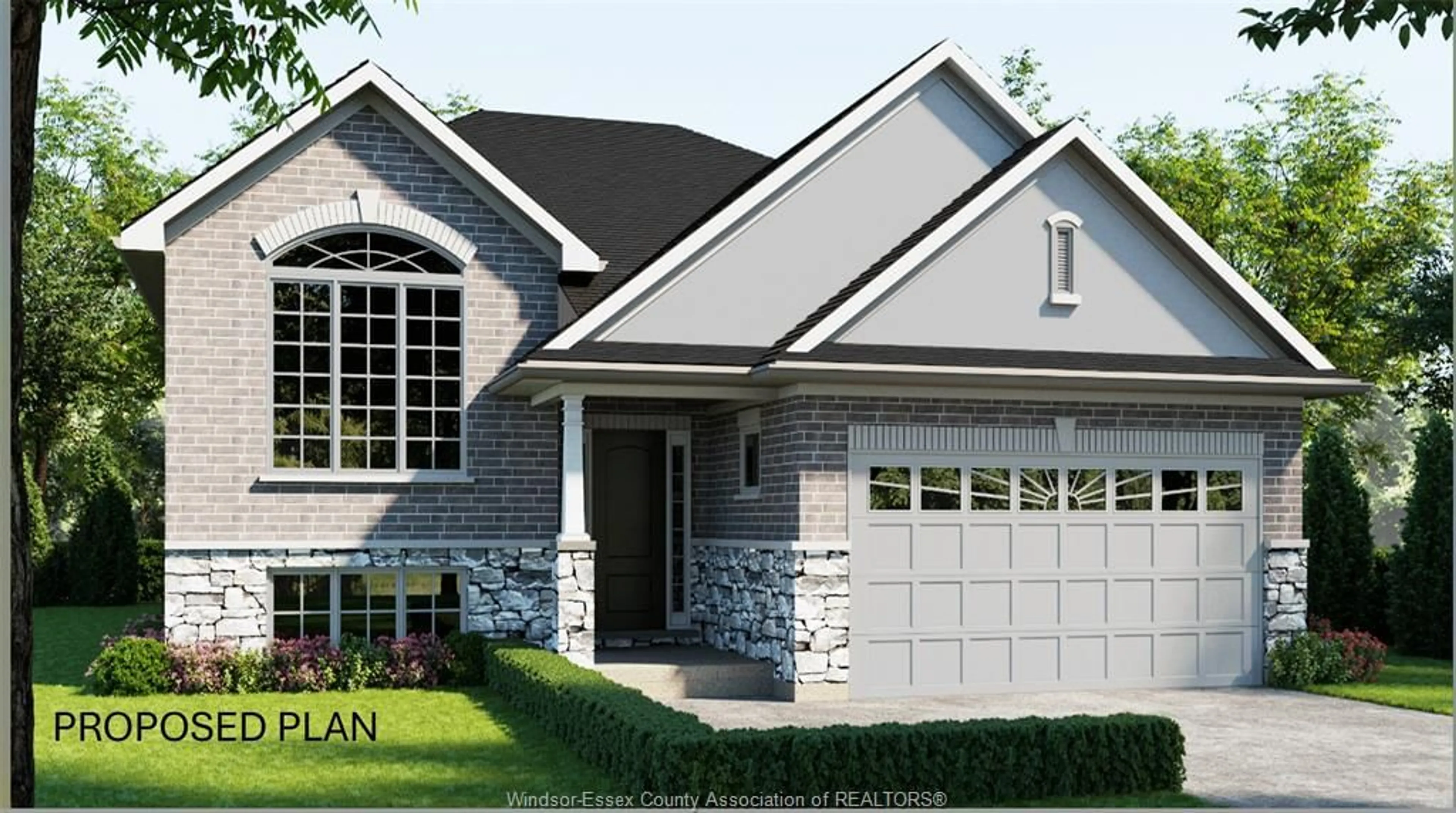 Home with brick exterior material, street for 12128 DUCHARME Lane, McGregor Ontario N0R 1J0