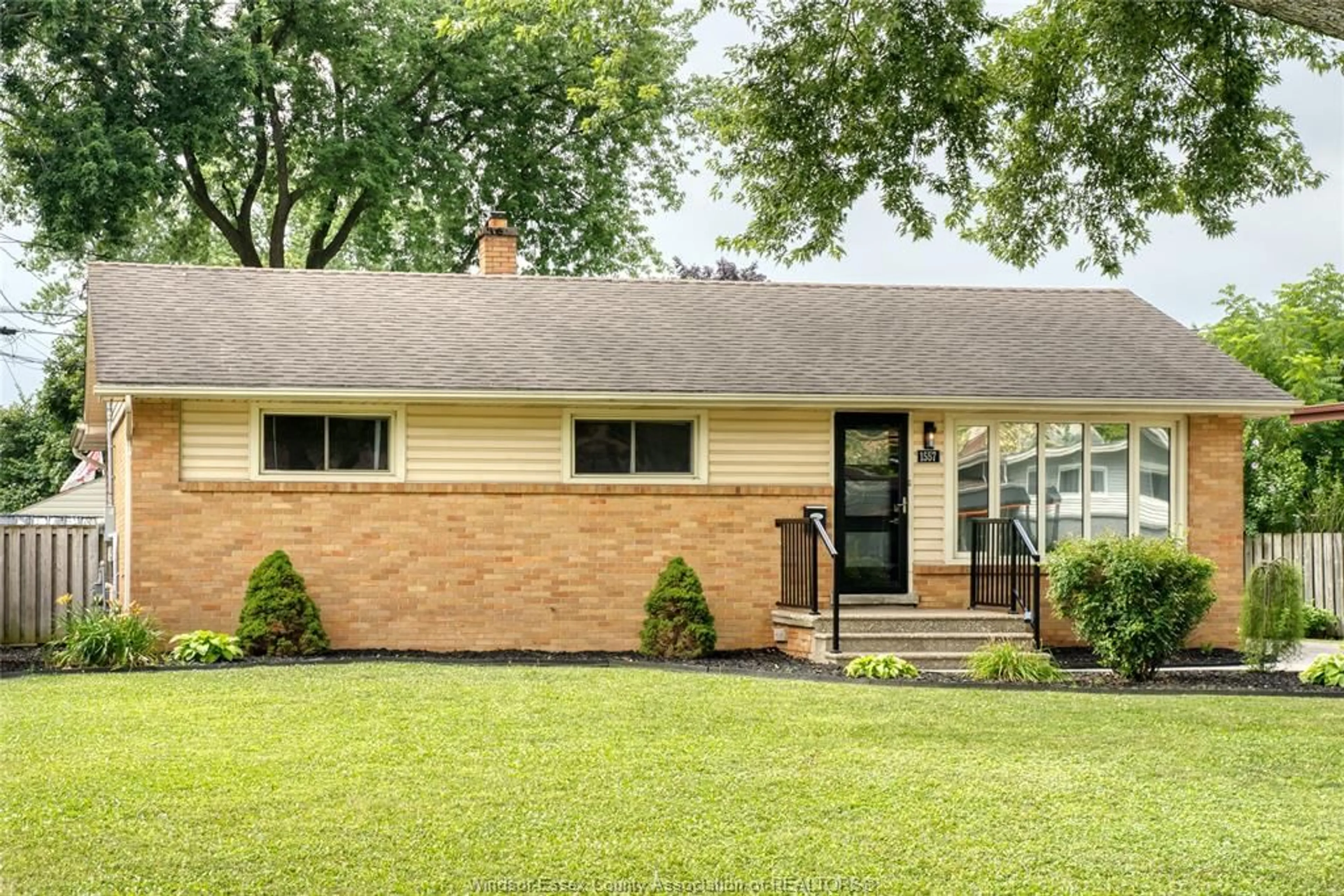 Home with brick exterior material, street for 1557 ST. GABRIEL Crt, Windsor Ontario N9E 1N8