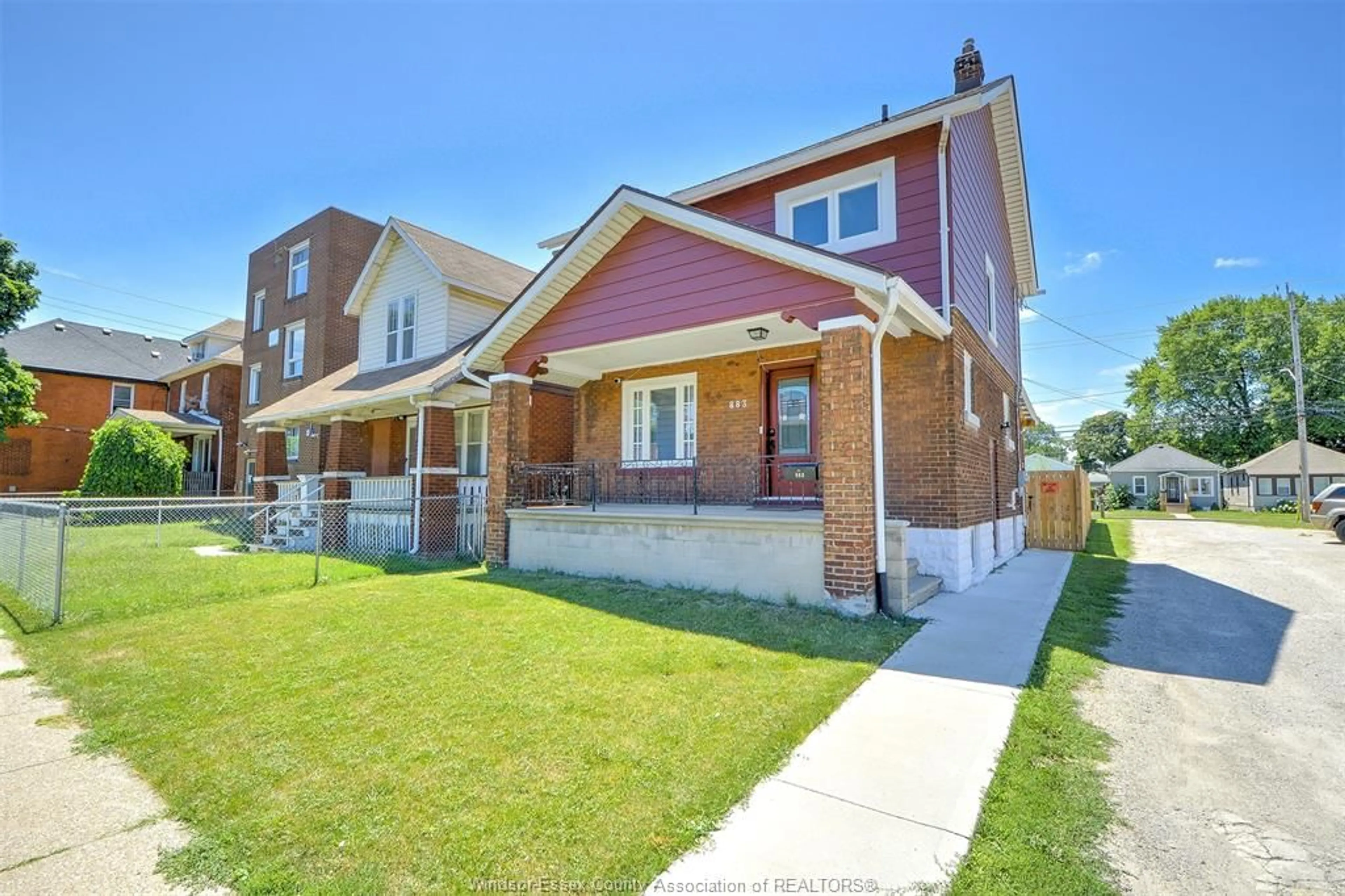 Home with brick exterior material, street for 883 PILLETTE Rd, Windsor Ontario N8W 3S1