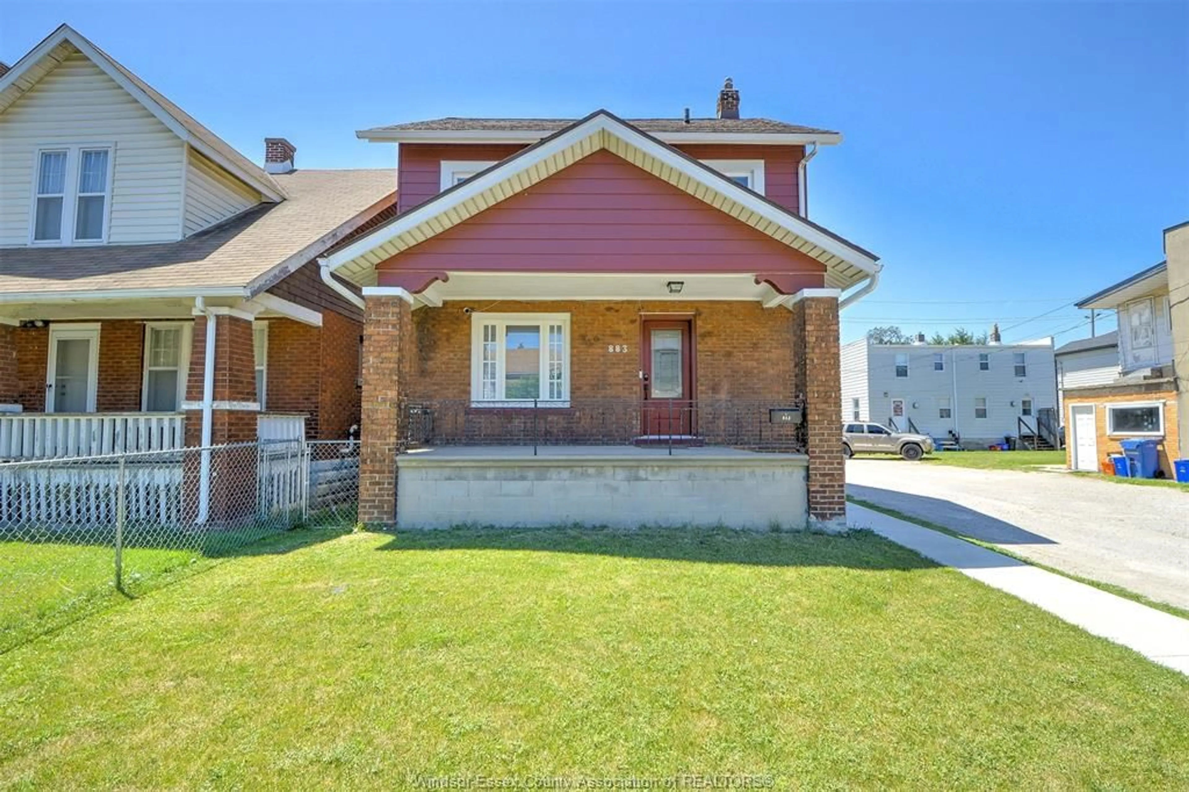 Home with brick exterior material, street for 883 PILLETTE Rd, Windsor Ontario N8W 3S1