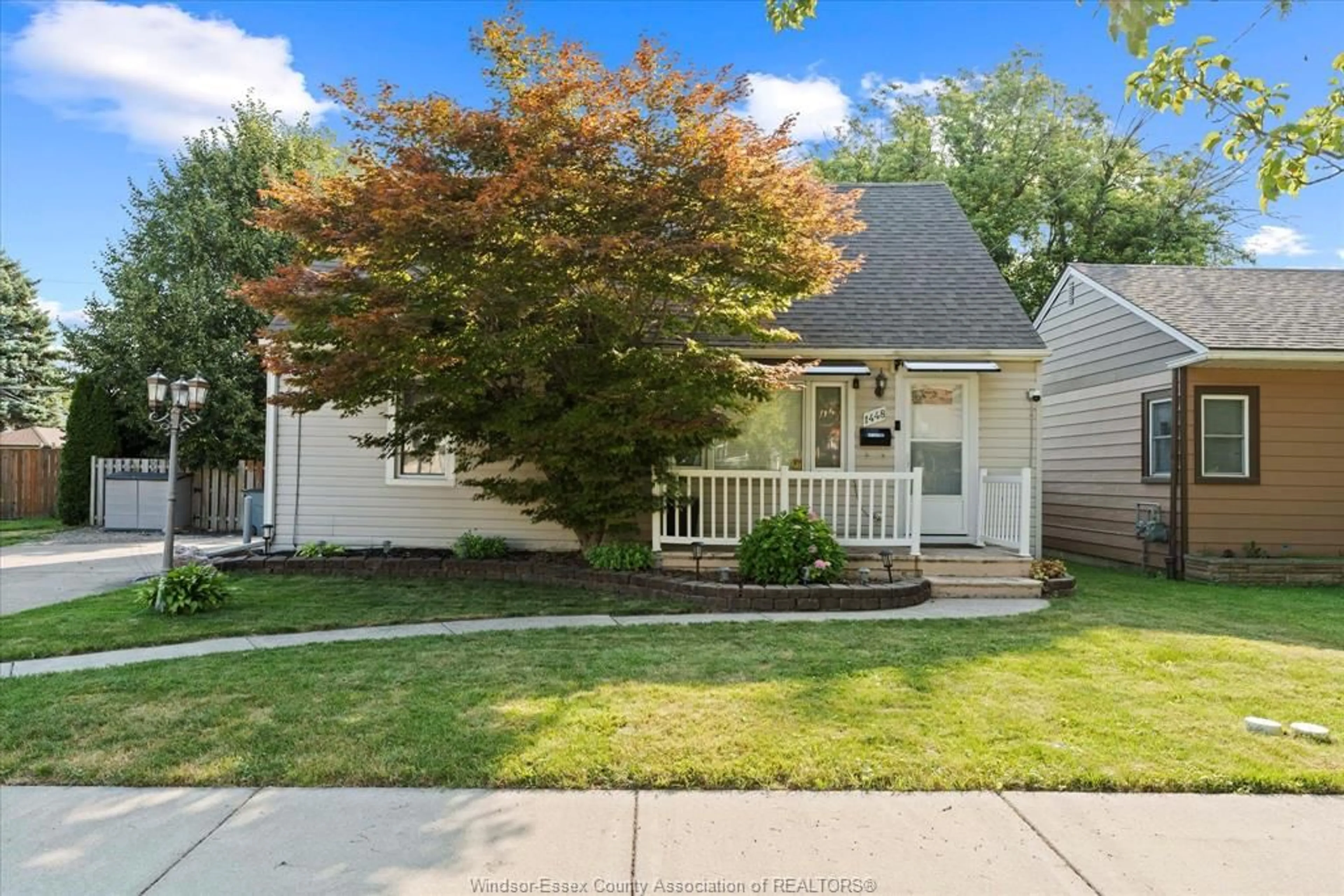 Home with vinyl exterior material, street for 1448 OLIVE, Windsor Ontario N8Y 4M4