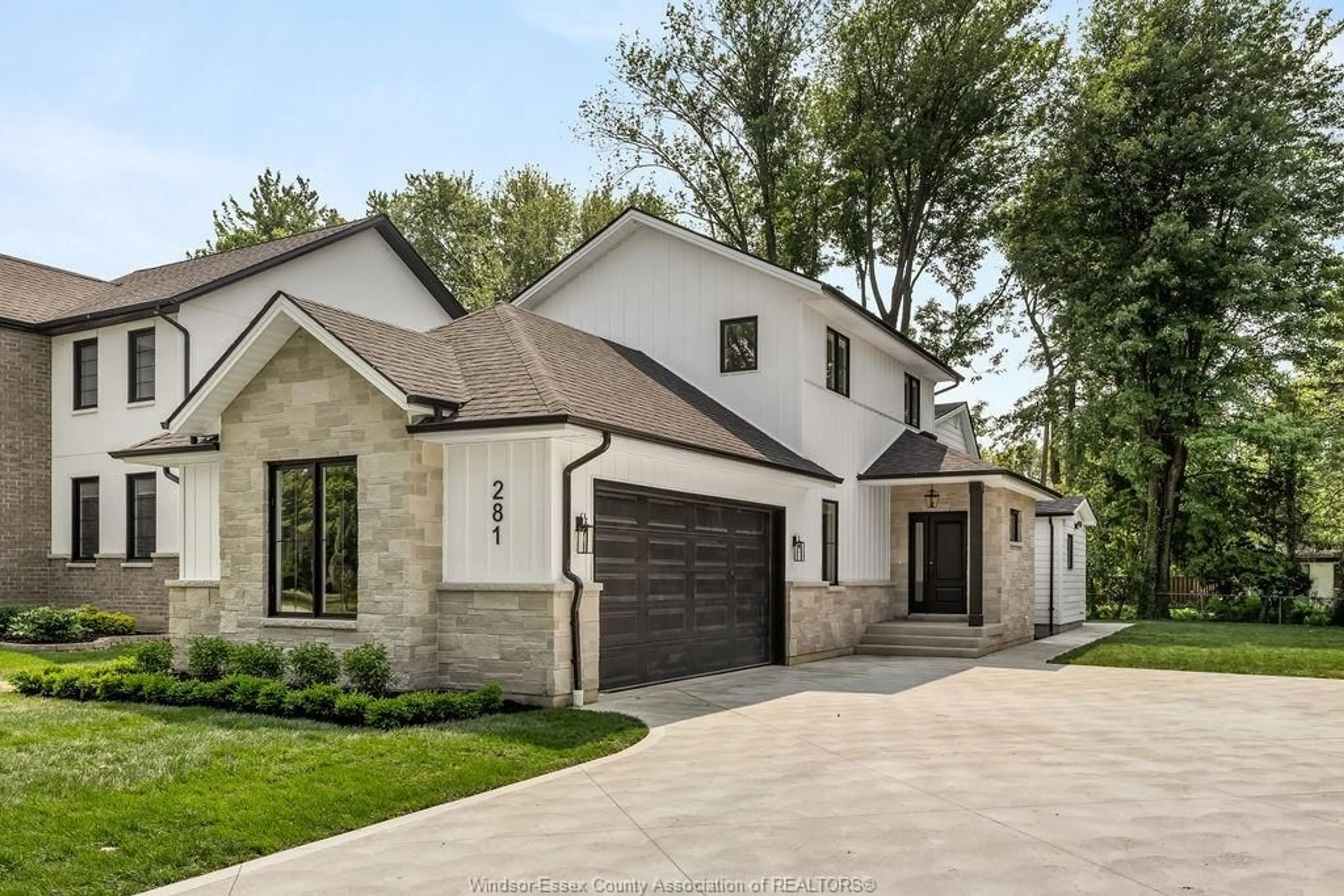 Home with brick exterior material, street for 281 BRIGHTON Rd, Tecumseh Ontario N8N 2L2