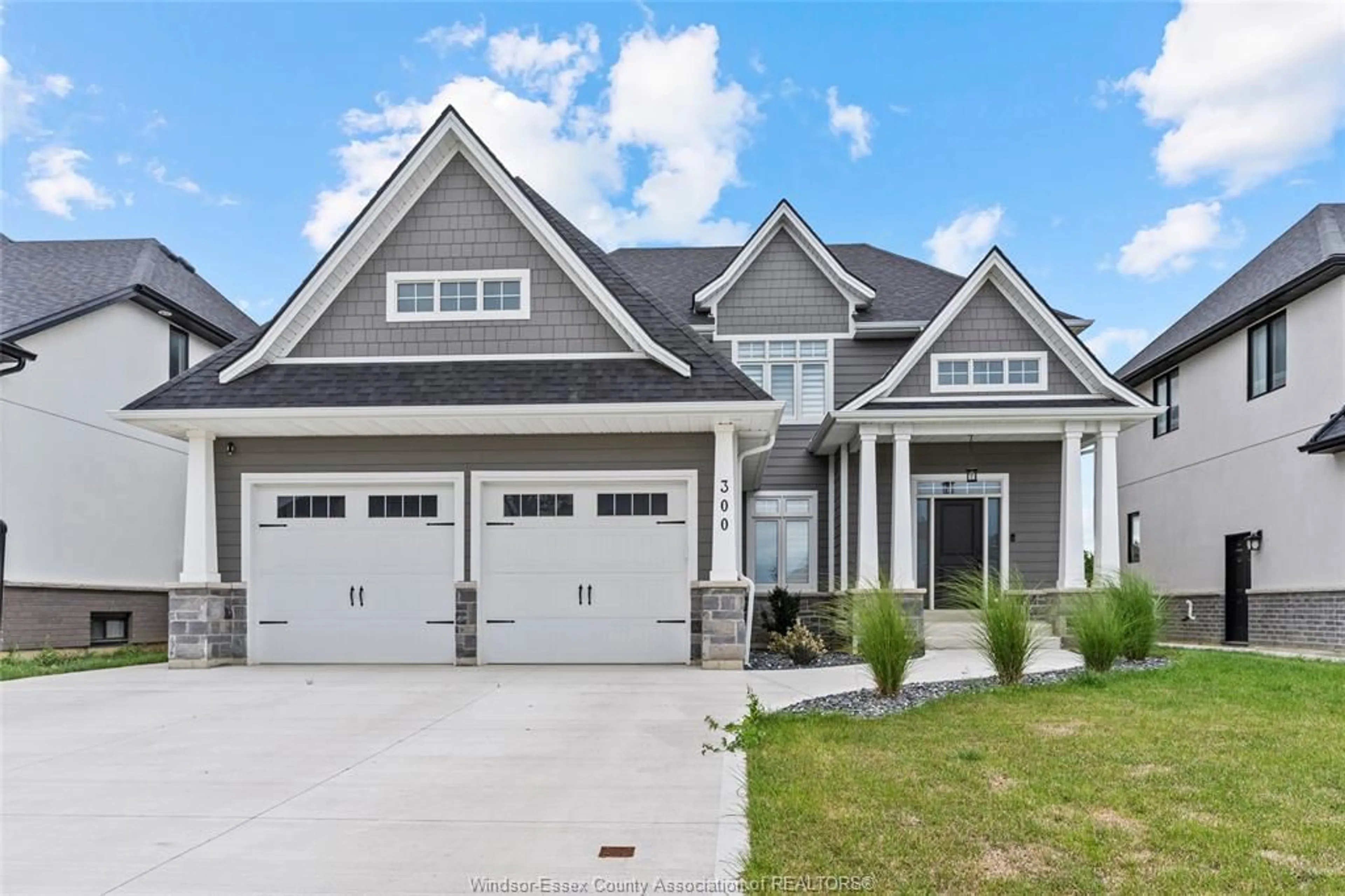 Home with vinyl exterior material, street for 300 CHRISTINE Ave, Lakeshore Ontario N9L 0P7