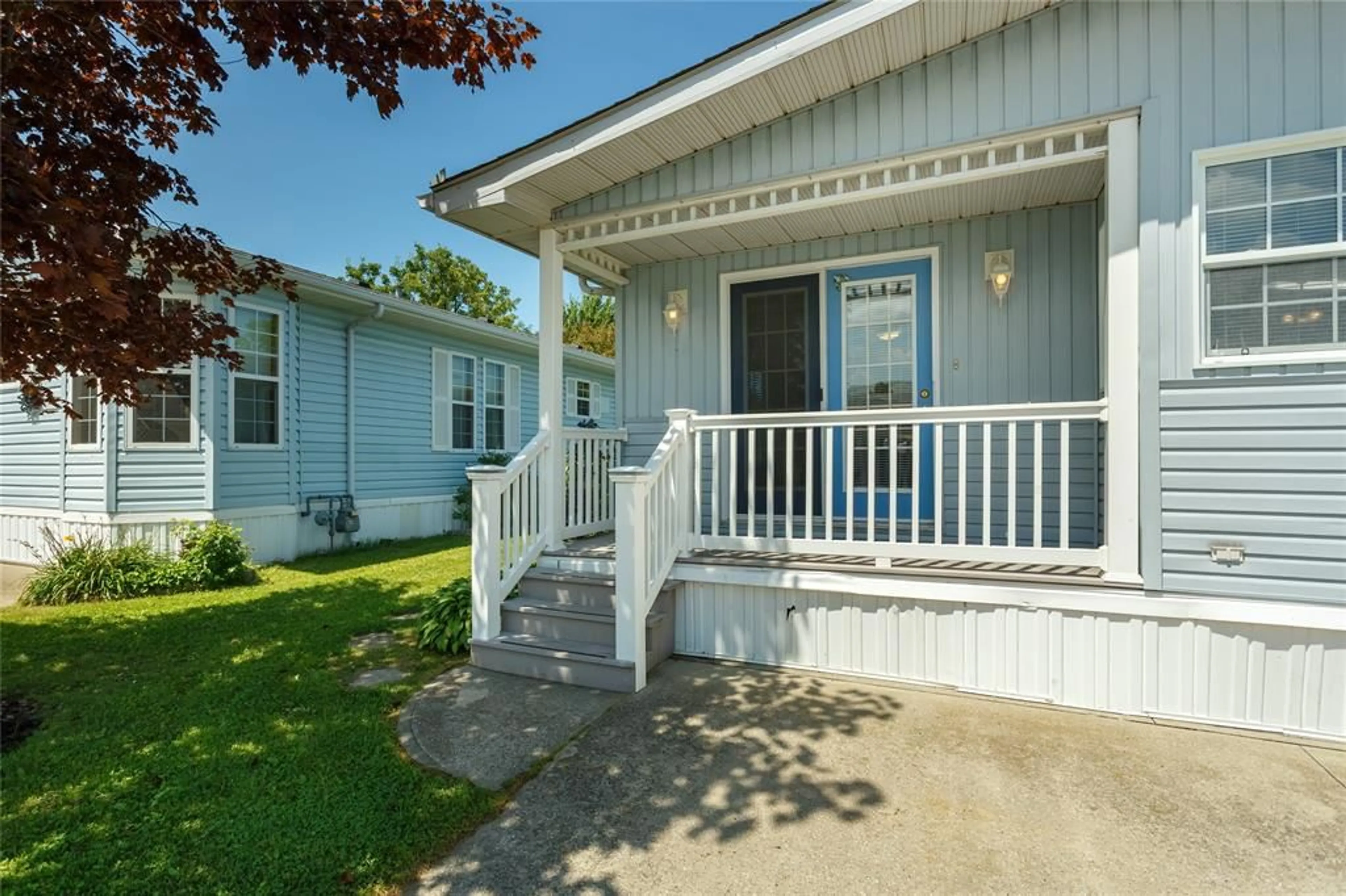 Home with vinyl exterior material, street for 5700 BLACKWELL Sideroad #294, Sarnia Ontario N7W 1B7