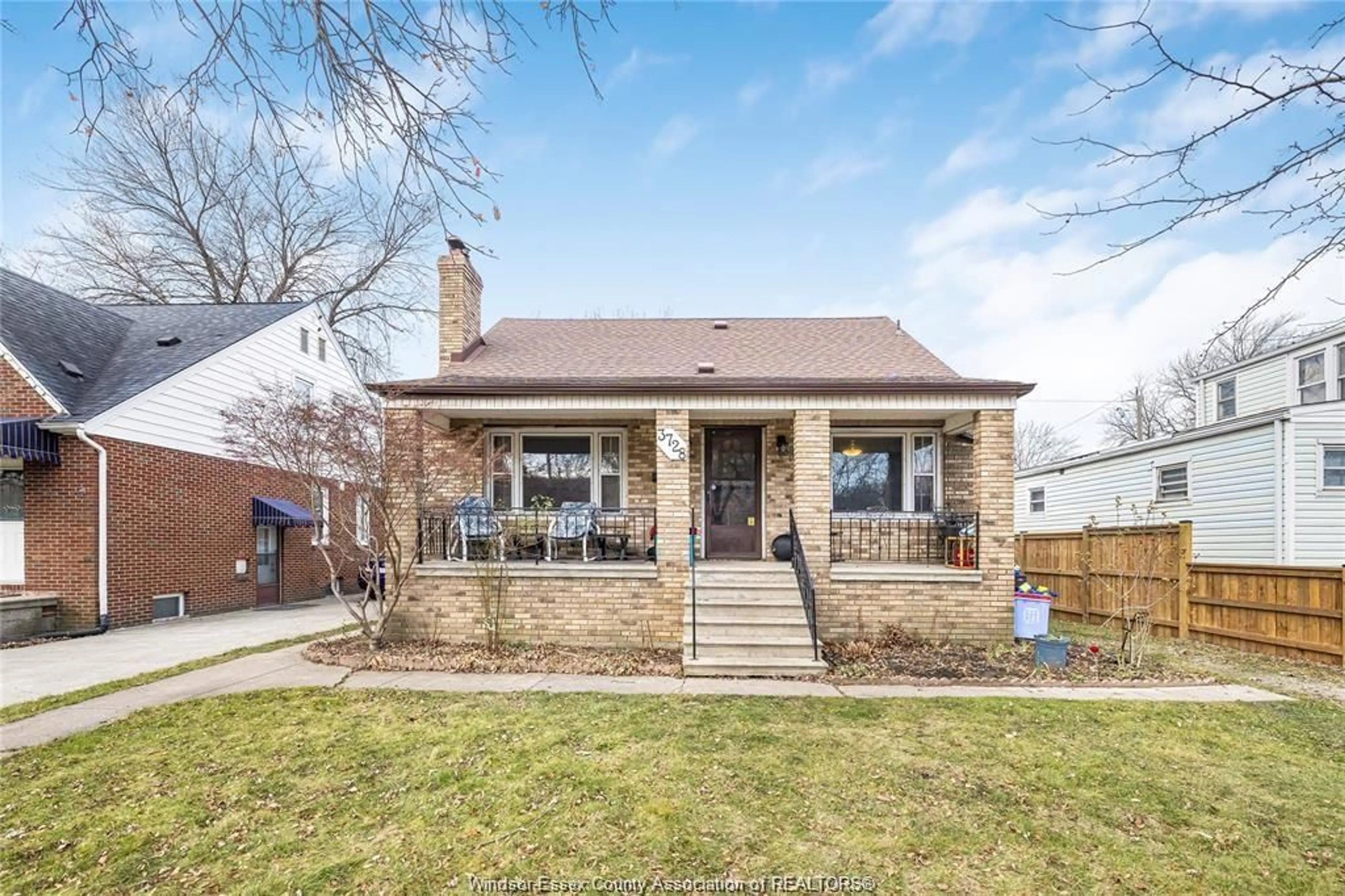 Home with brick exterior material, street for 3728 VAUGHAN, Windsor Ontario N9C 1Z5