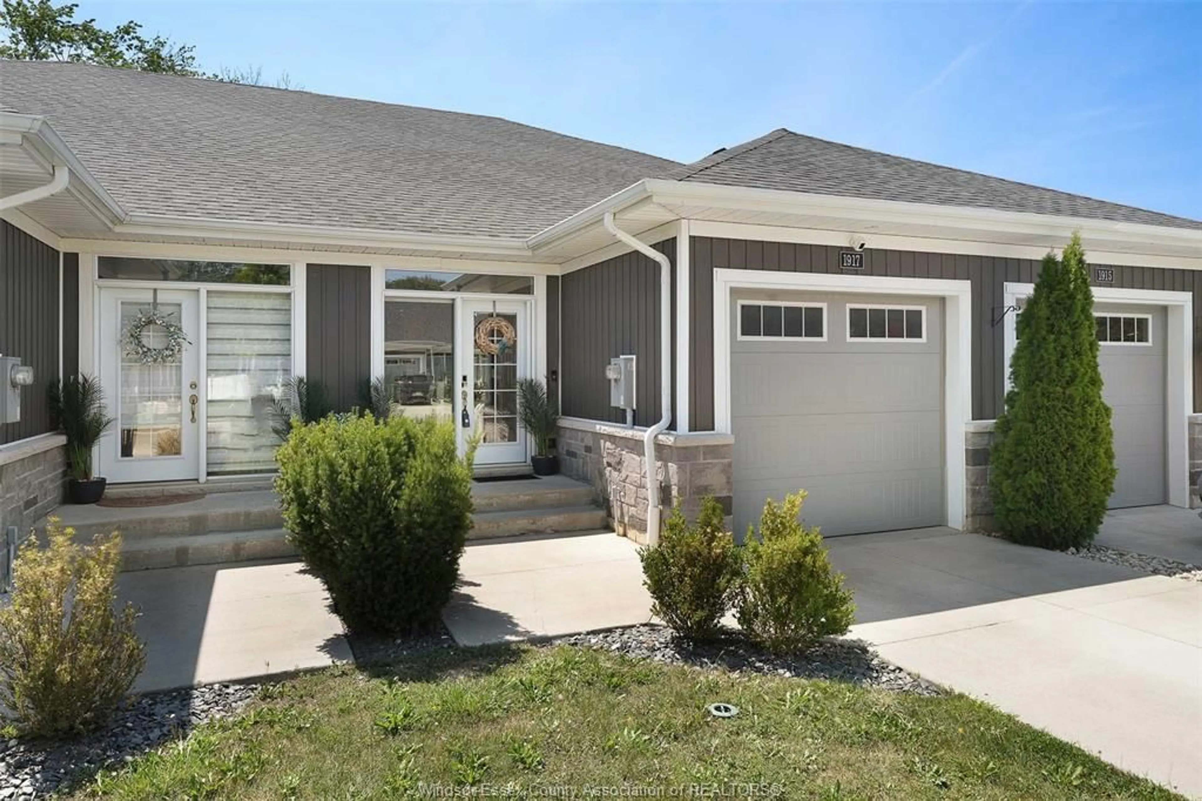 Home with vinyl exterior material, street for 1917 Ethan Crt, Windsor Ontario N8T 0B3