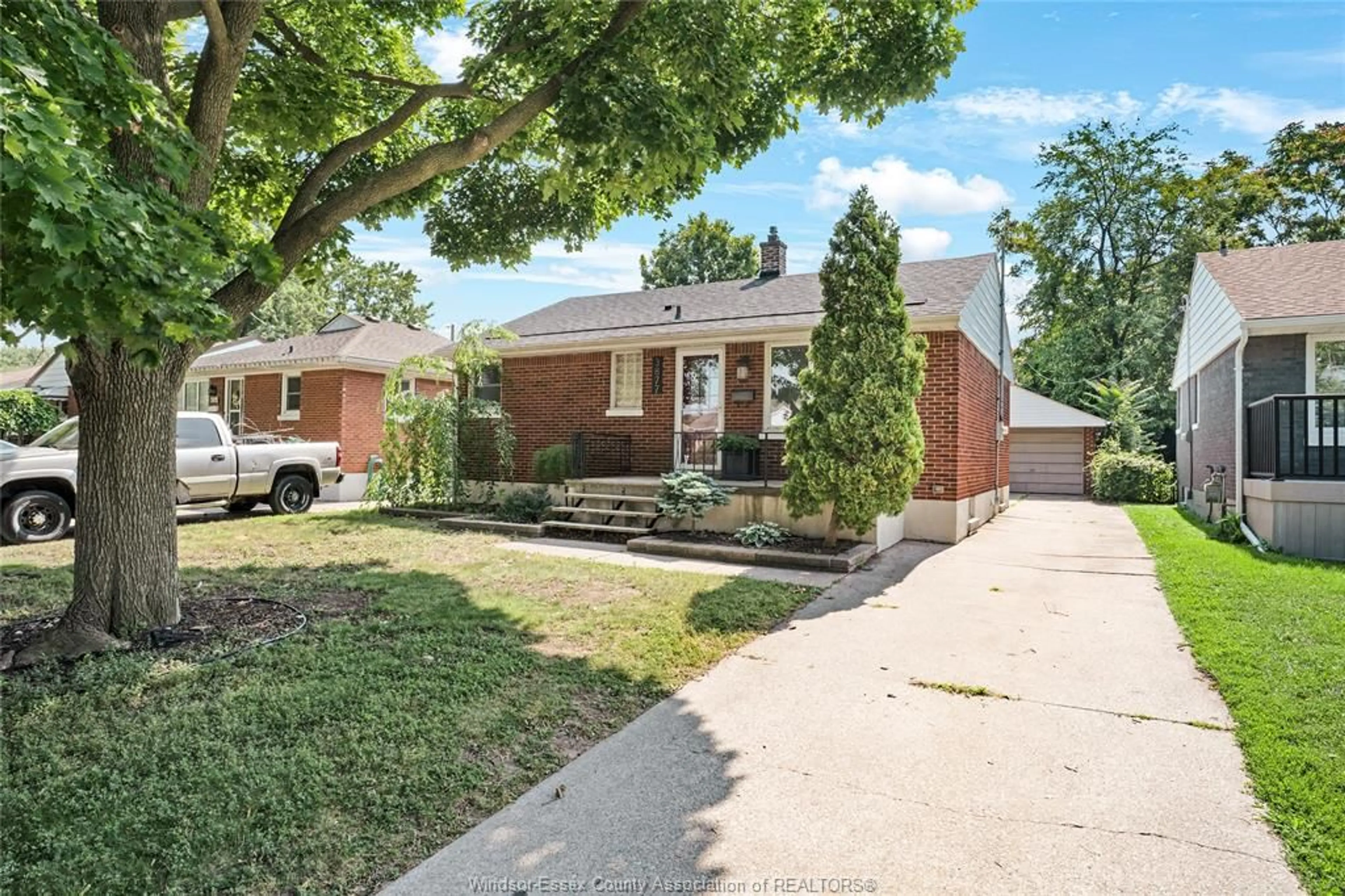 Home with brick exterior material, street for 3877 BIRCH St, Windsor Ontario N9C 1Z4