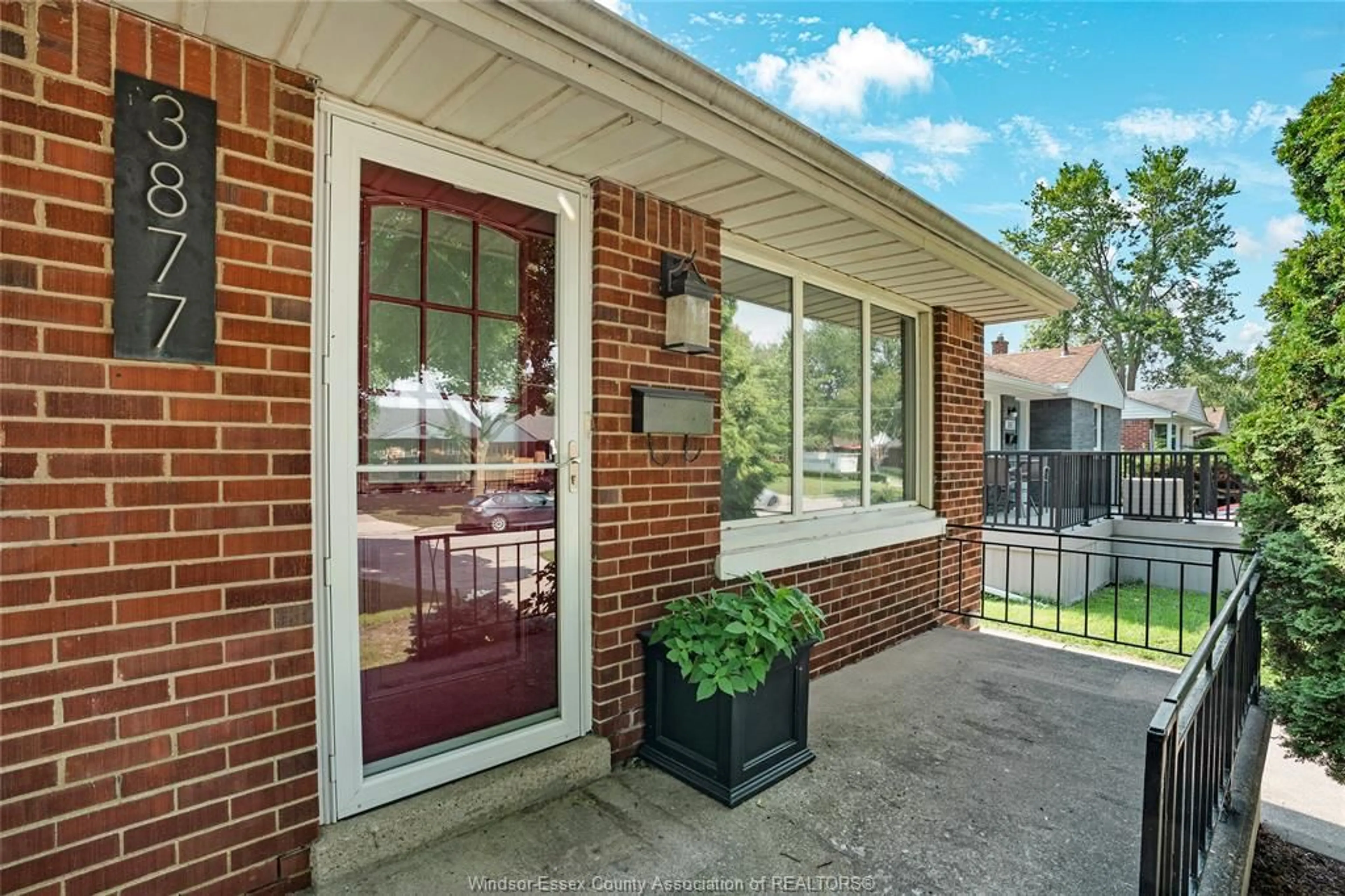 Home with brick exterior material, street for 3877 BIRCH St, Windsor Ontario N9C 1Z4