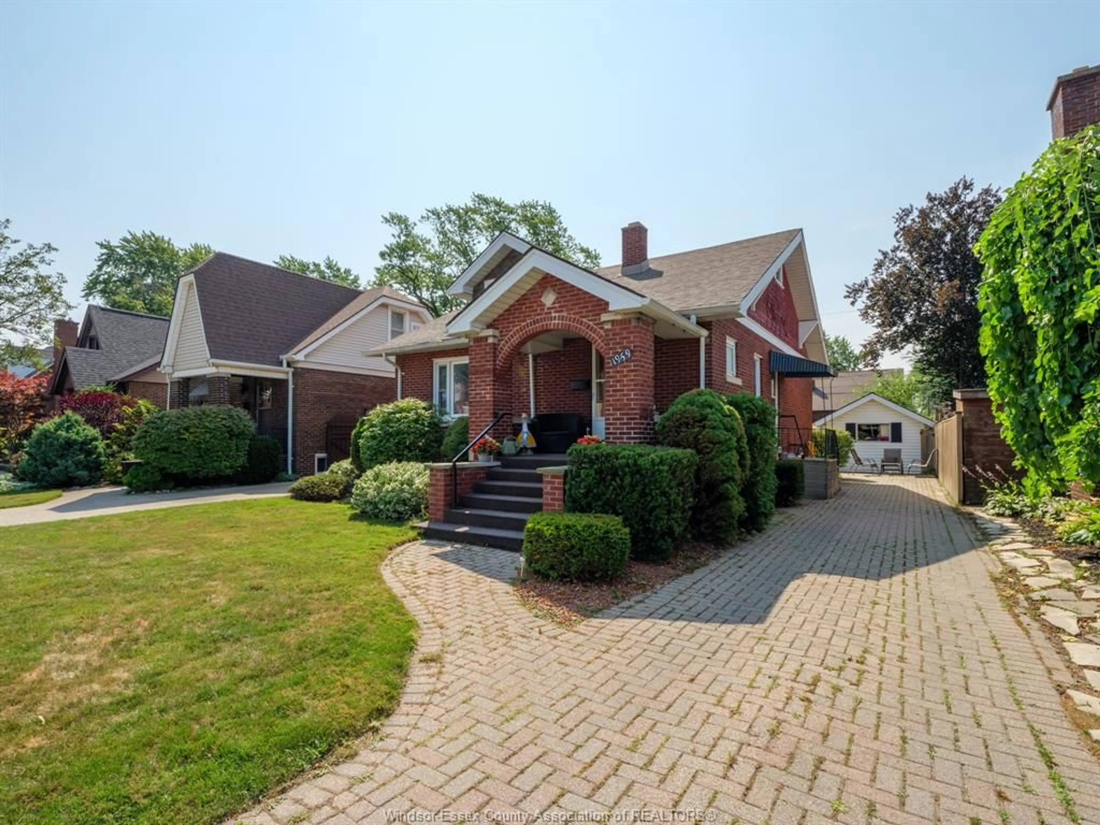 Home with brick exterior material, street for 1959 ALSACE Ave, Windsor Ontario N8W 1M5