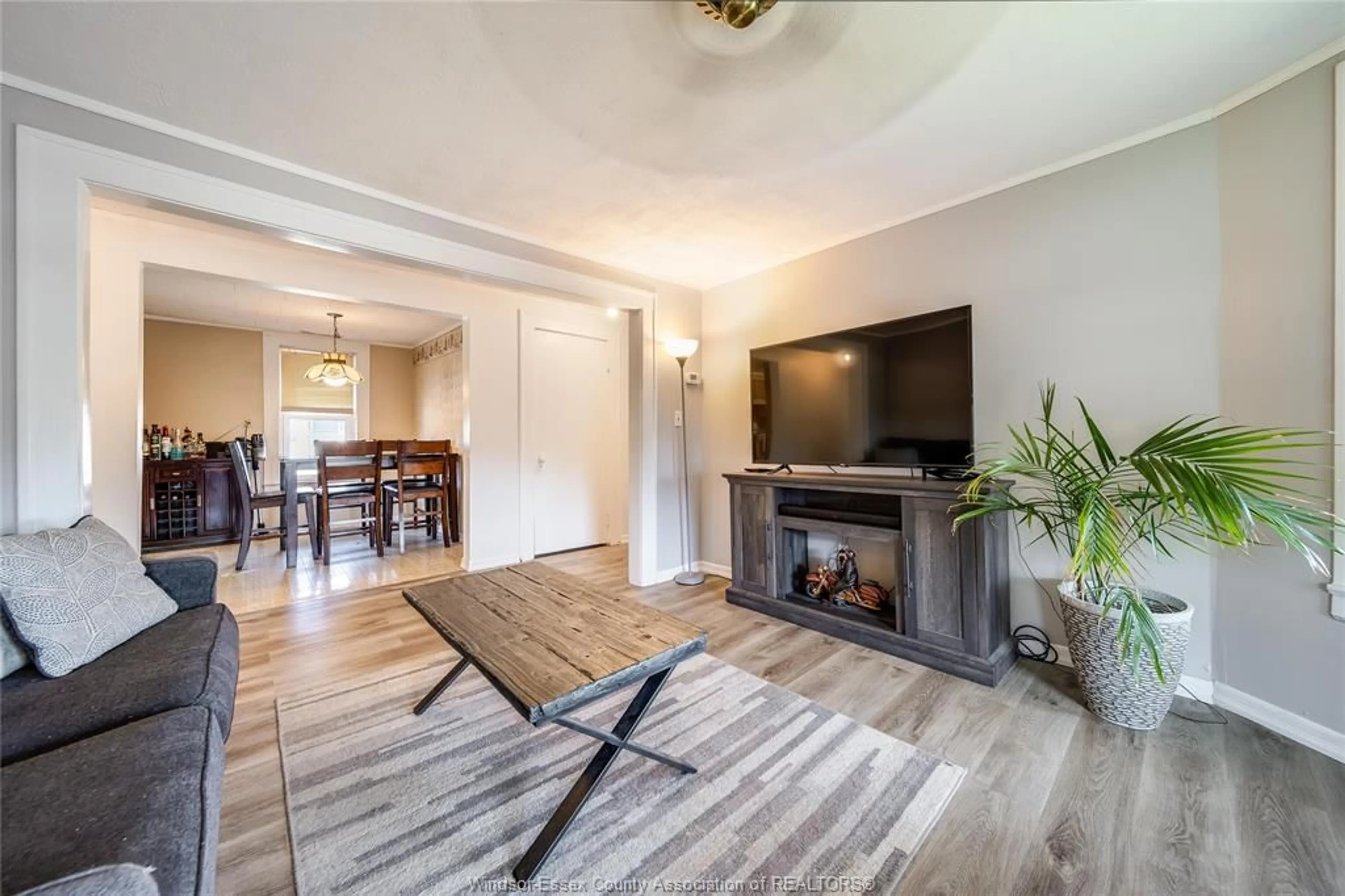 Living room with furniture, wood/laminate floor for 178 FIRST St, Belle River Ontario N0R 1A0