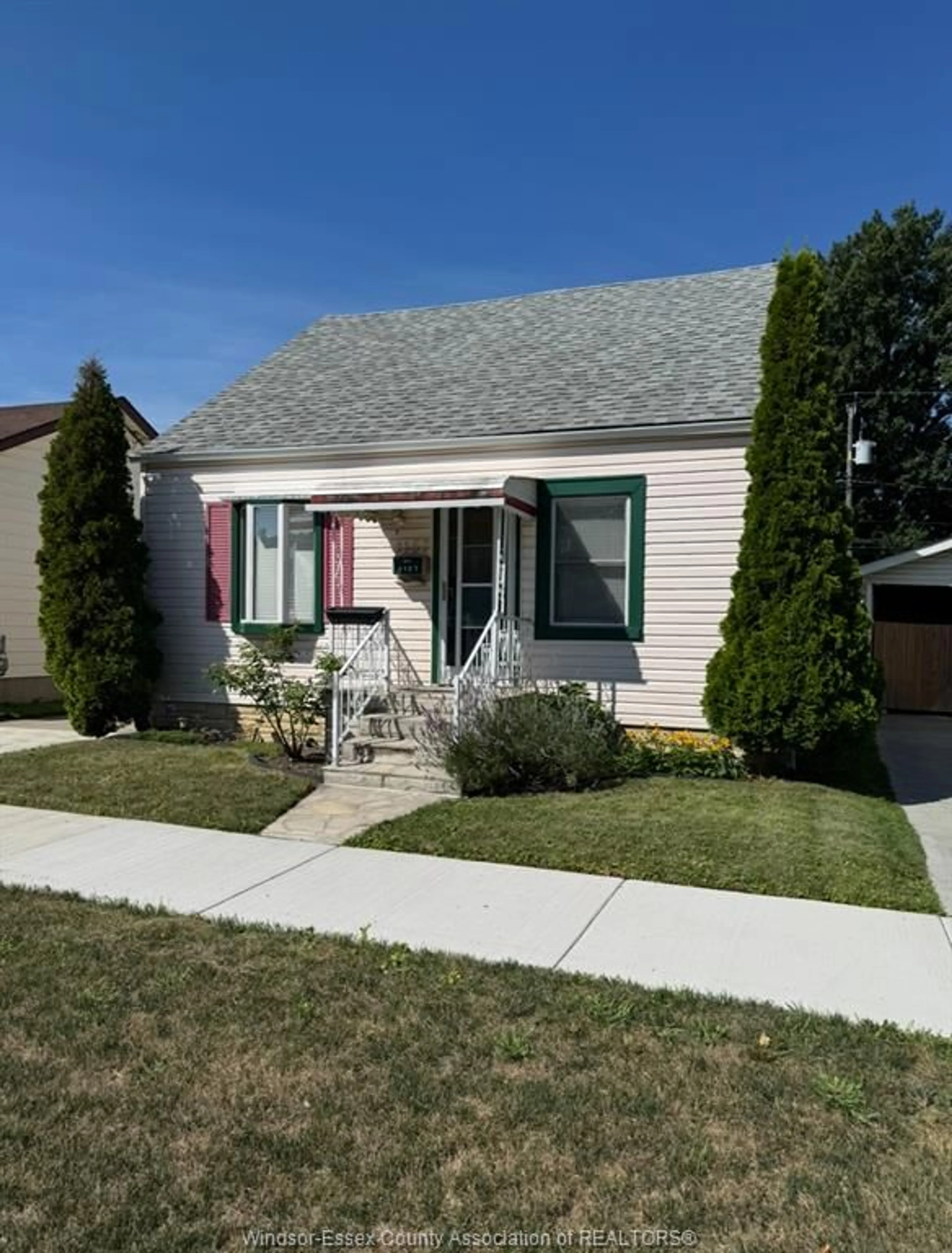 Home with vinyl exterior material, street for 2157 WELLESLEY Ave, Windsor Ontario N8W 2E8