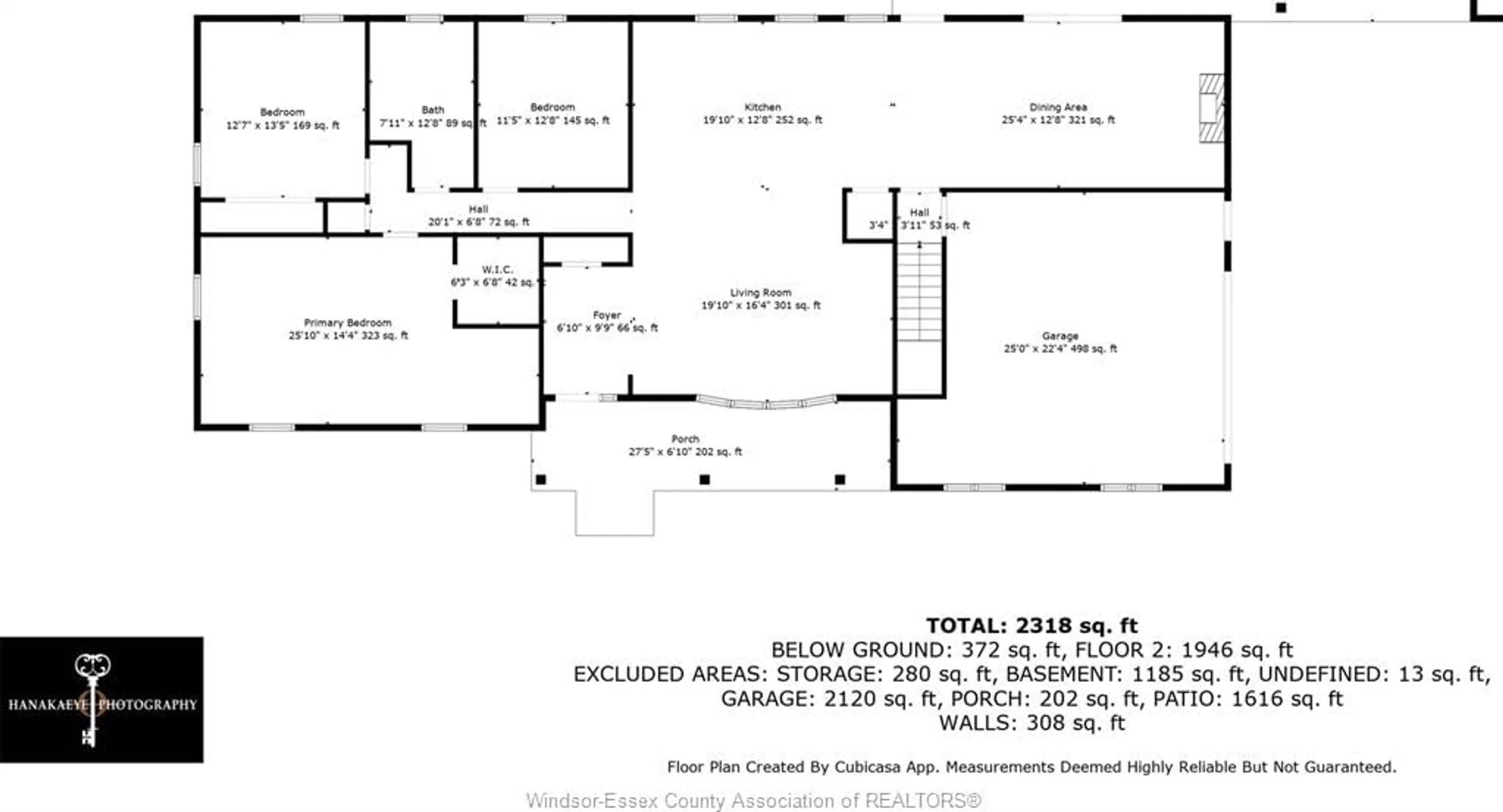 Floor plan for 590 NORTH REAR Rd, Maidstone Ontario N0R 1K0