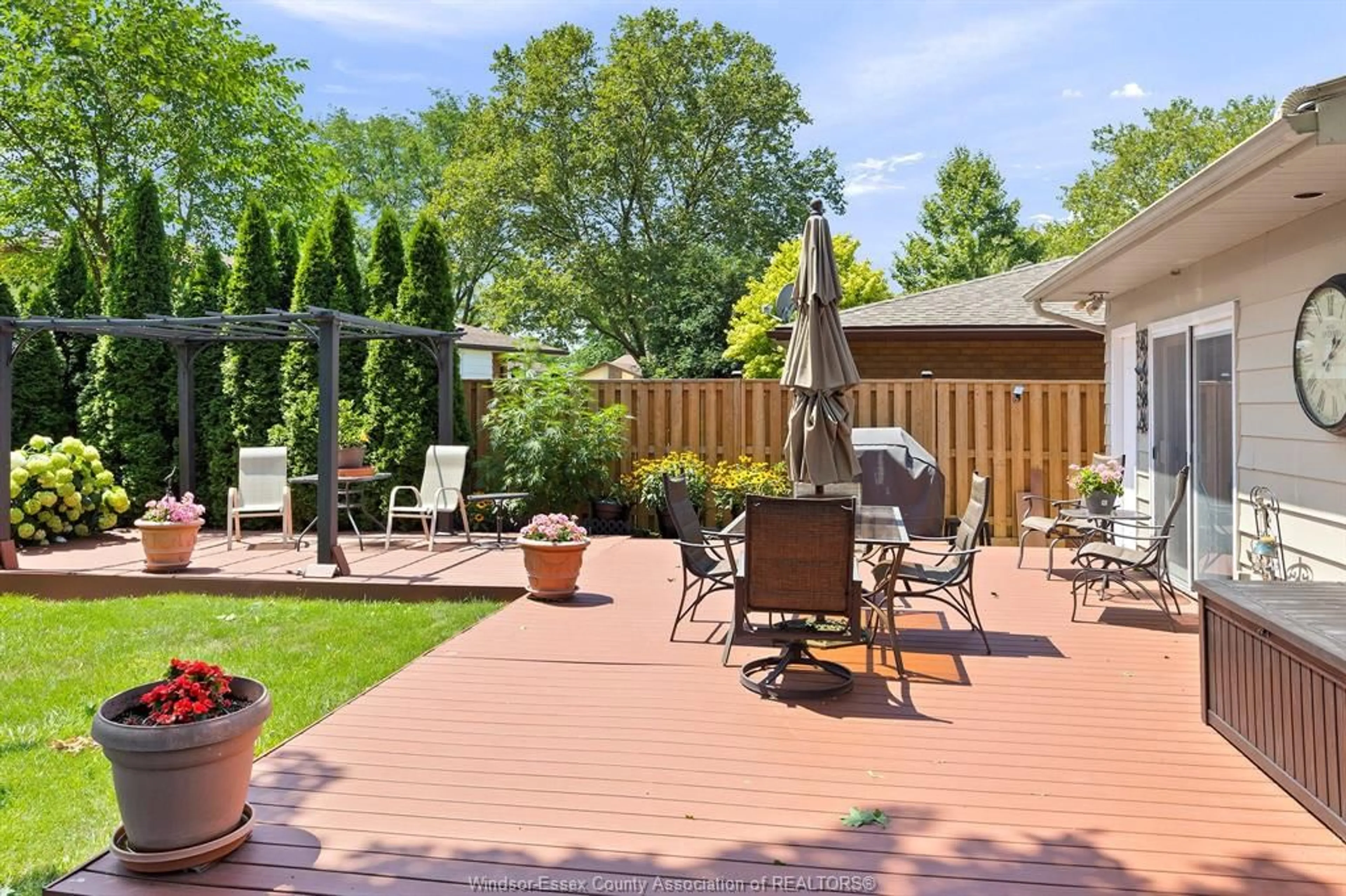 Patio, street for 10690 HALSTEAD Cres, Windsor Ontario N8R 2C4W