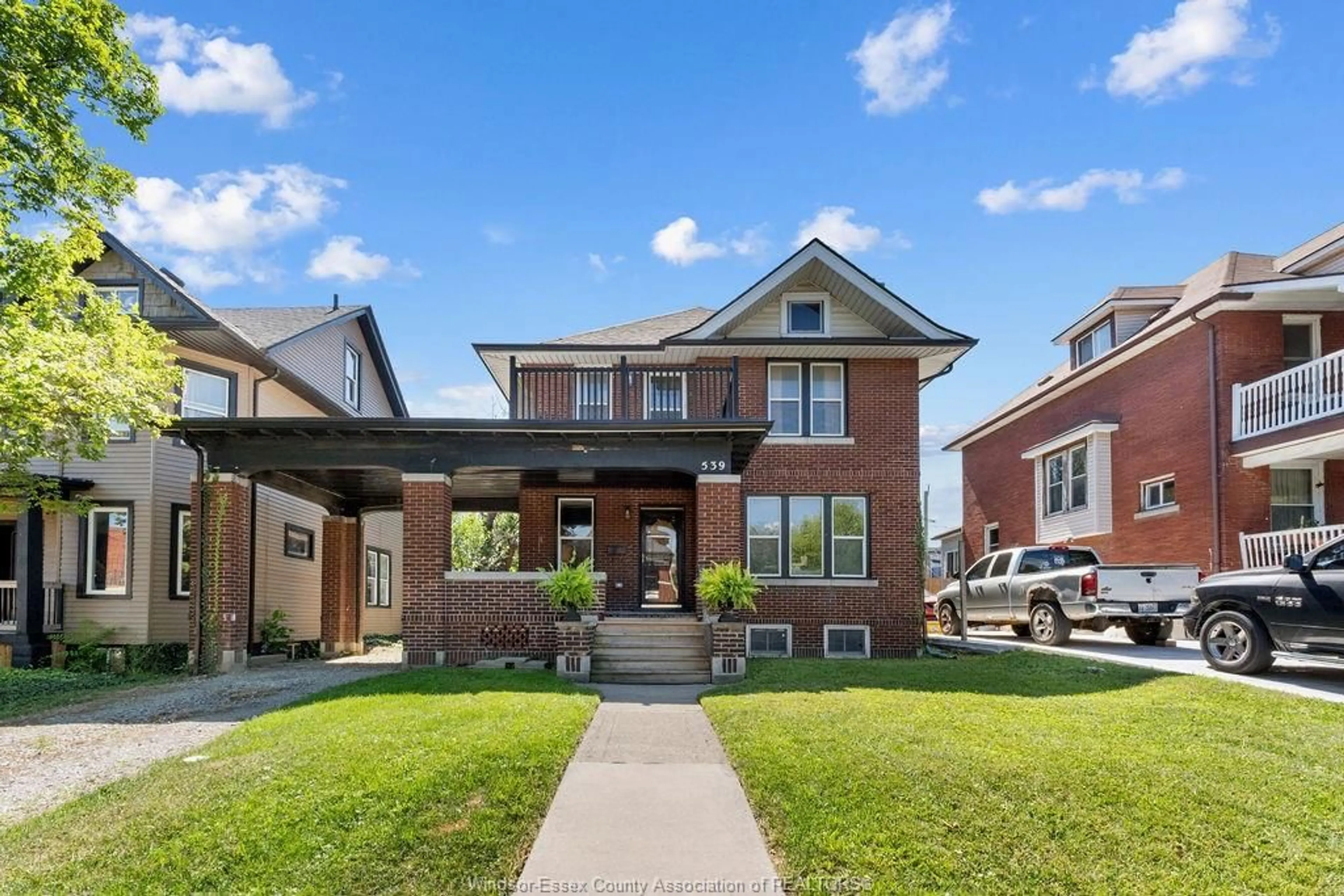 Home with brick exterior material, street for 539 HALL Ave, Windsor Ontario N9A 217