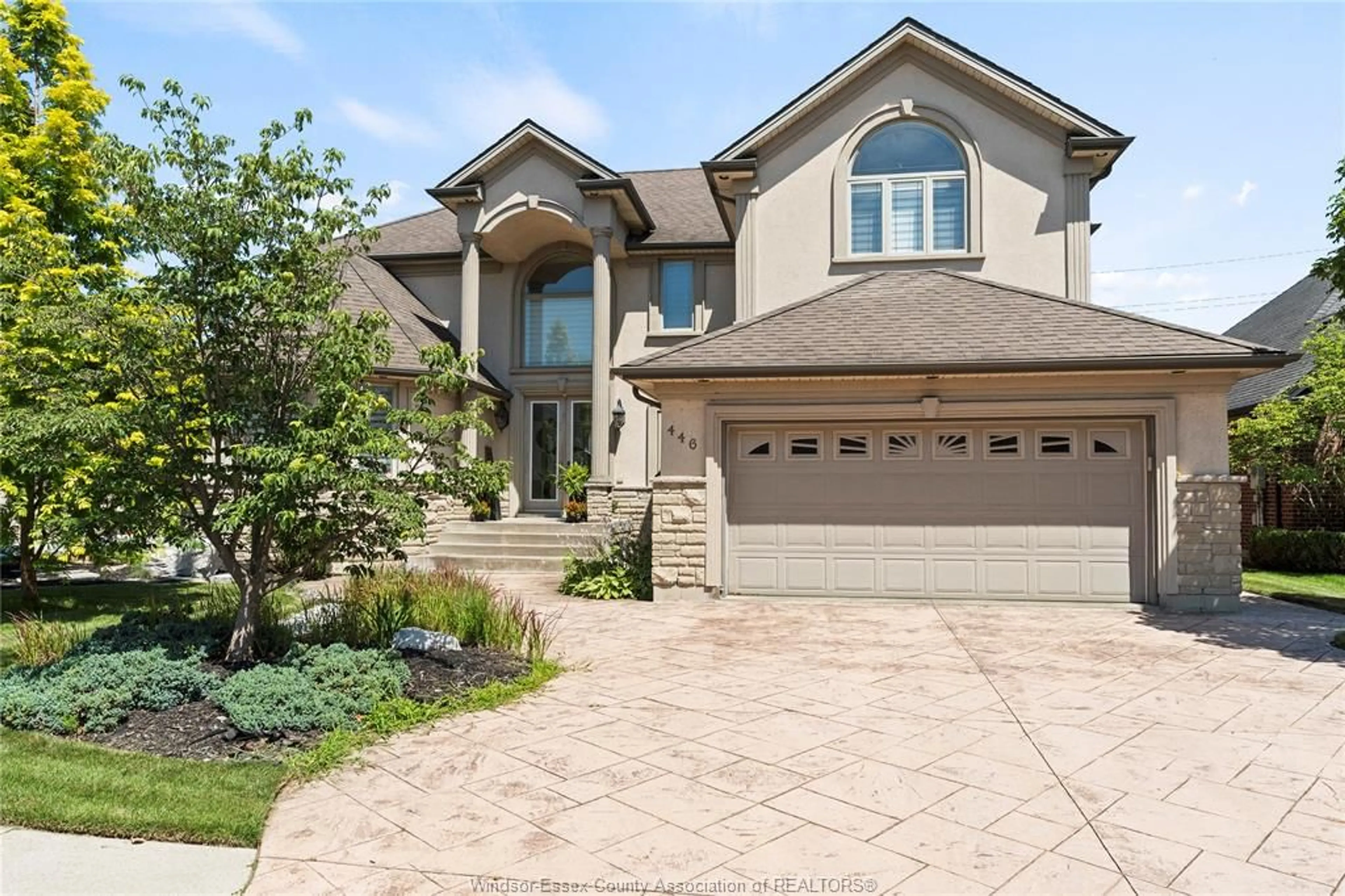 Home with brick exterior material, street for 446 MOUNTBATTEN Cres, Windsor Ontario N8P 1W4