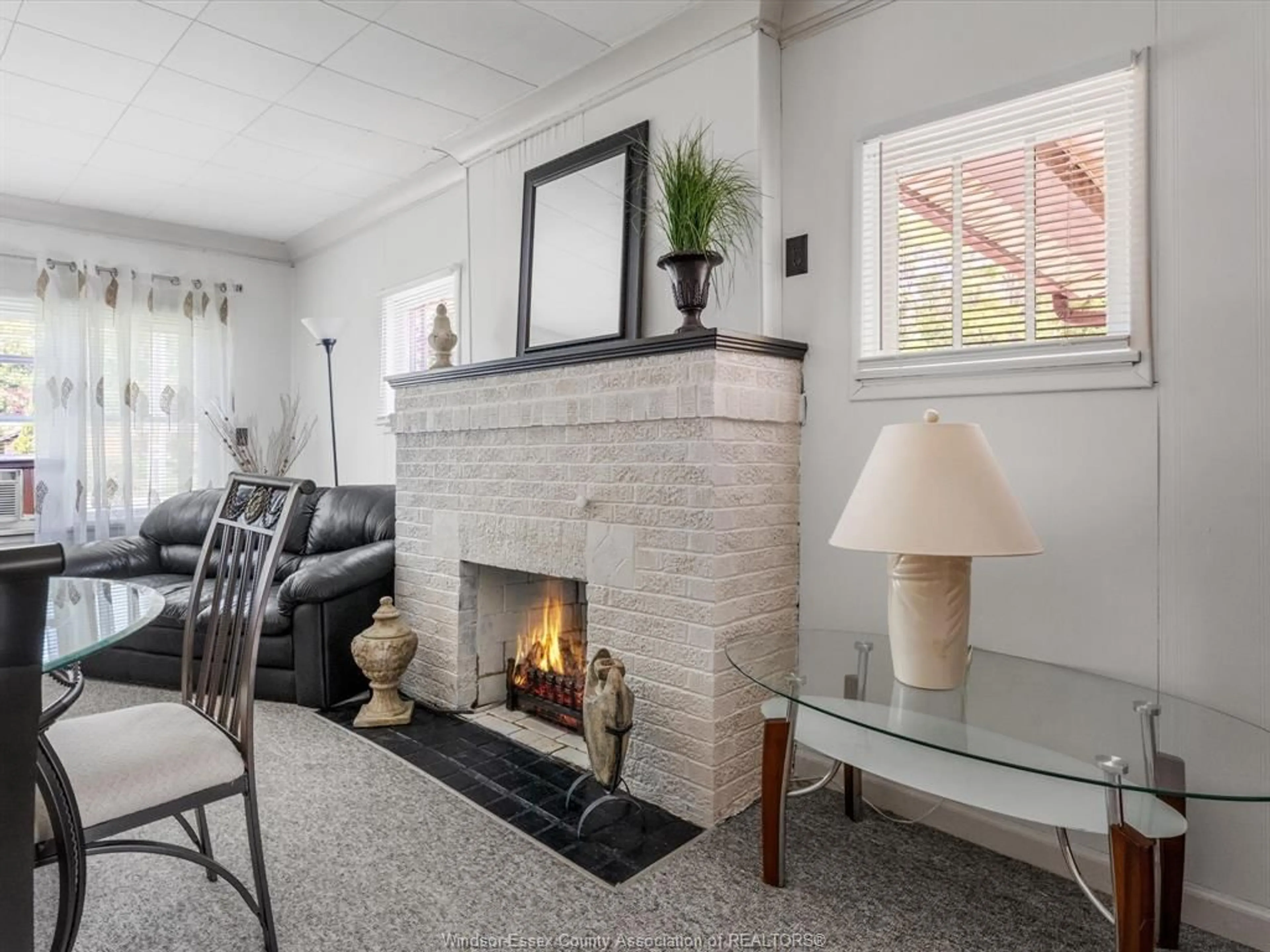 Living room with furniture, ceramic/tile floor for 327 W. BELLE RIVER Rd, Lakeshore Ontario N8L 1E4