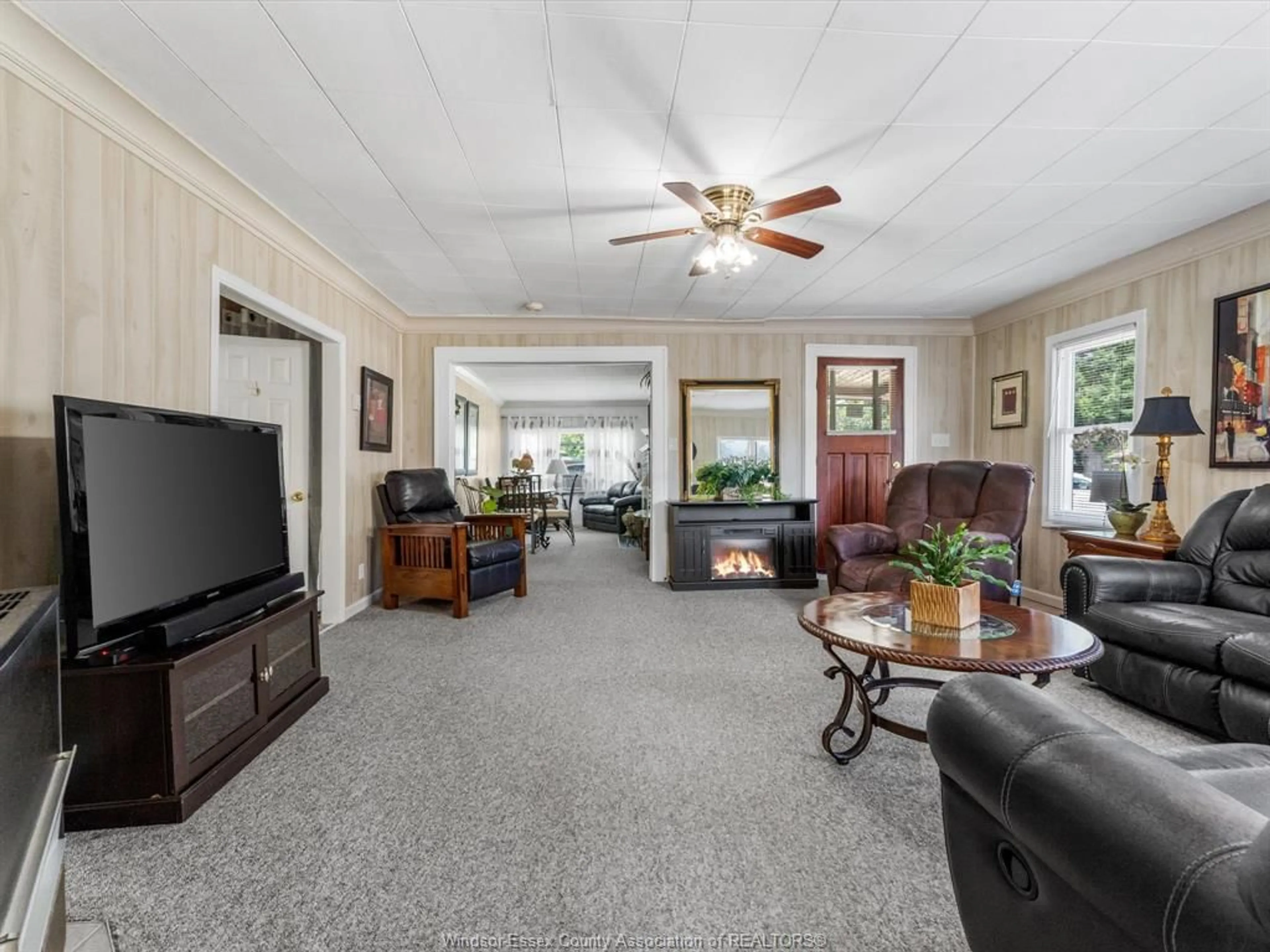 Living room with furniture, unknown for 327 W. BELLE RIVER Rd, Lakeshore Ontario N8L 1E4