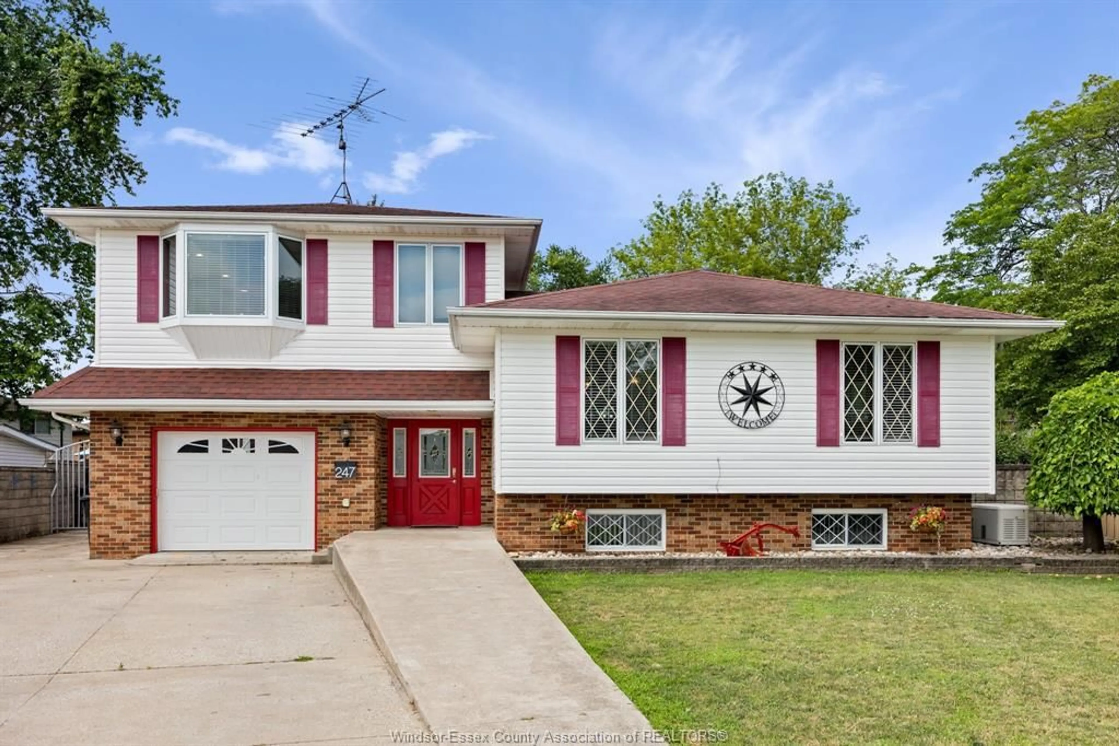 Home with brick exterior material, street for 247 PEARSON, Harrow Ontario N0R 1G0