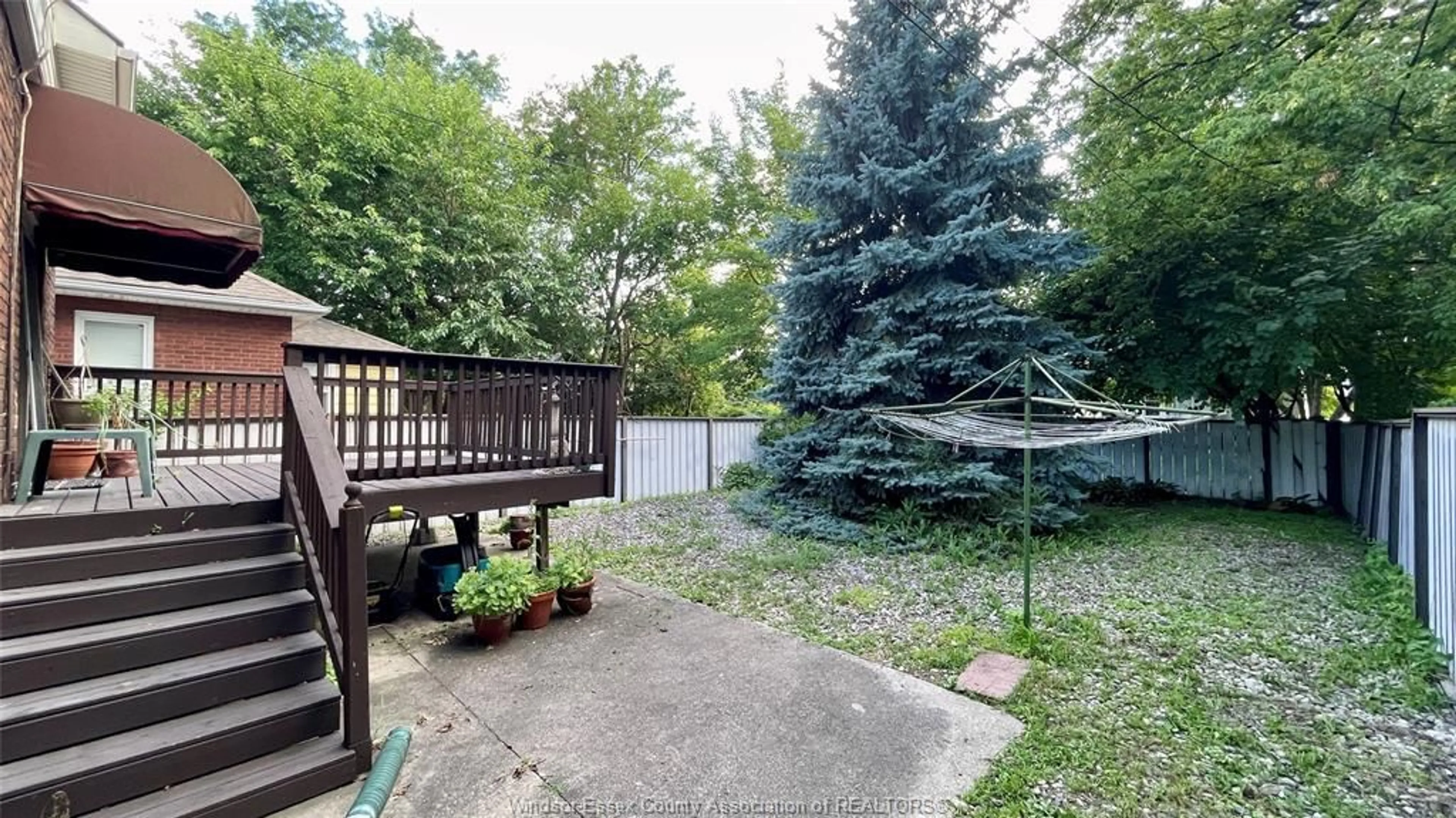 Patio, unknown for 741 Partington, Windsor Ontario N9B 2N6