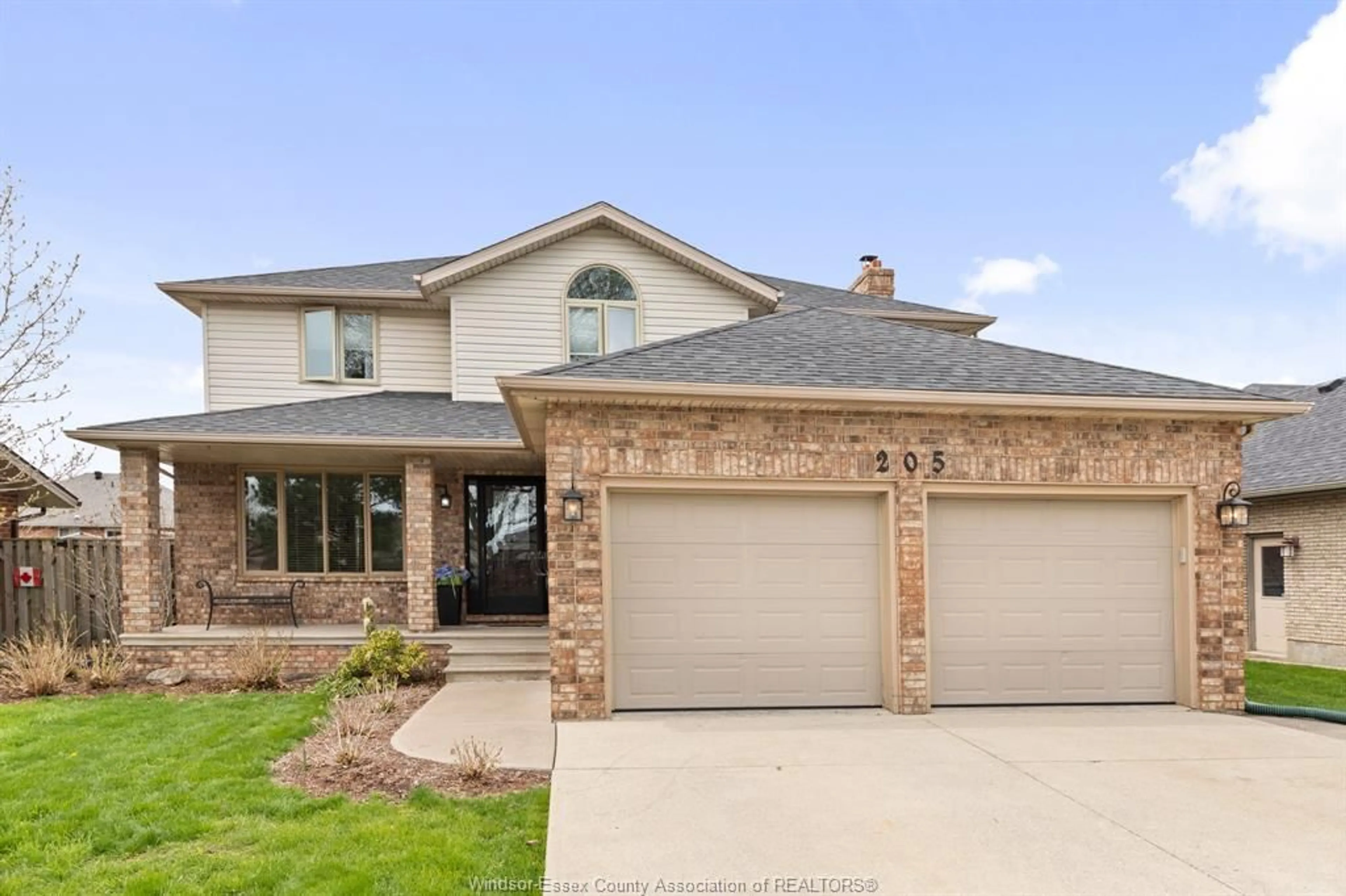 Home with brick exterior material, street for 205 GAUTHIER Dr, Tecumseh Ontario N8N 4E3
