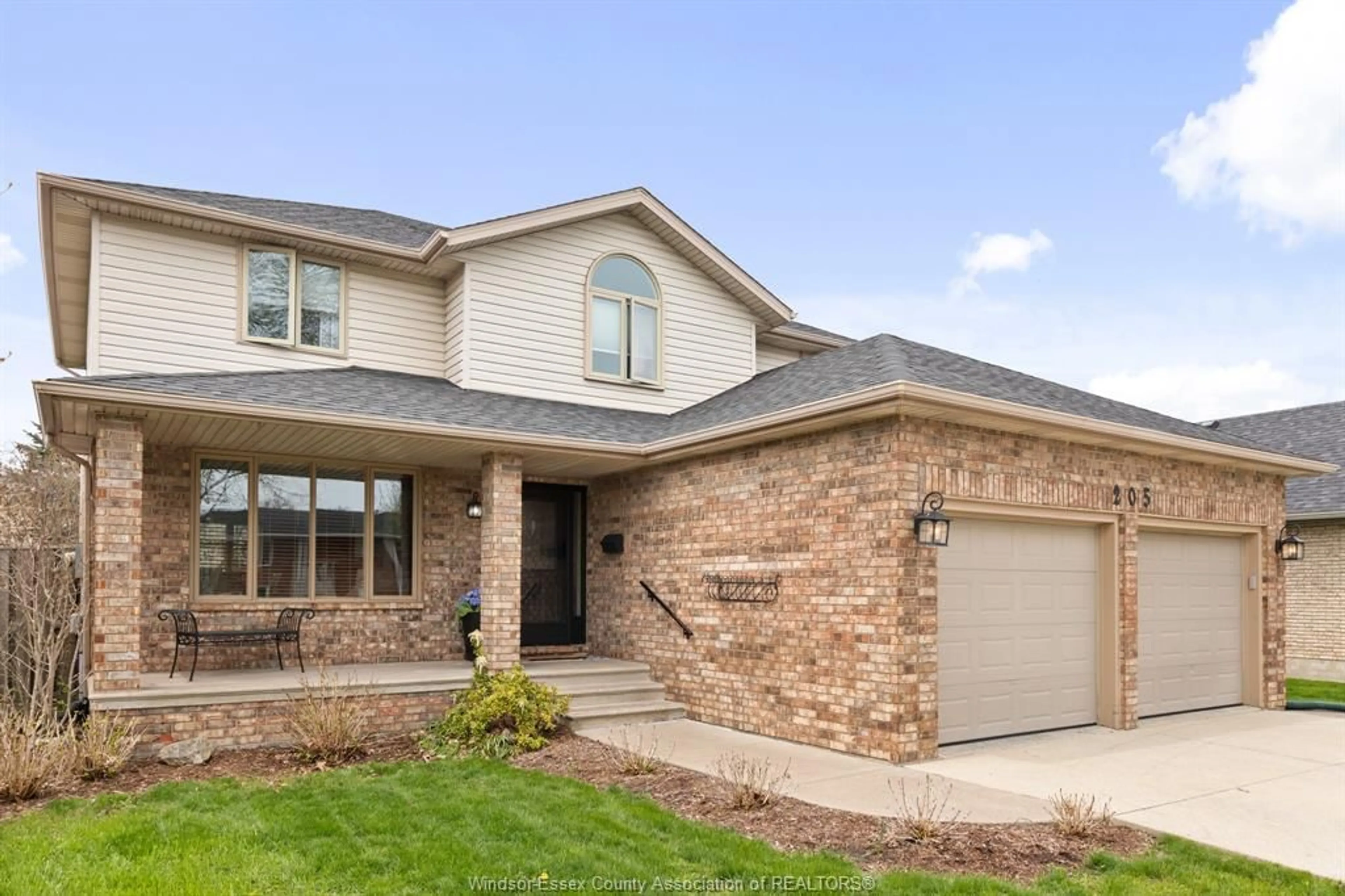 Home with brick exterior material, street for 205 GAUTHIER Dr, Tecumseh Ontario N8N 4E3