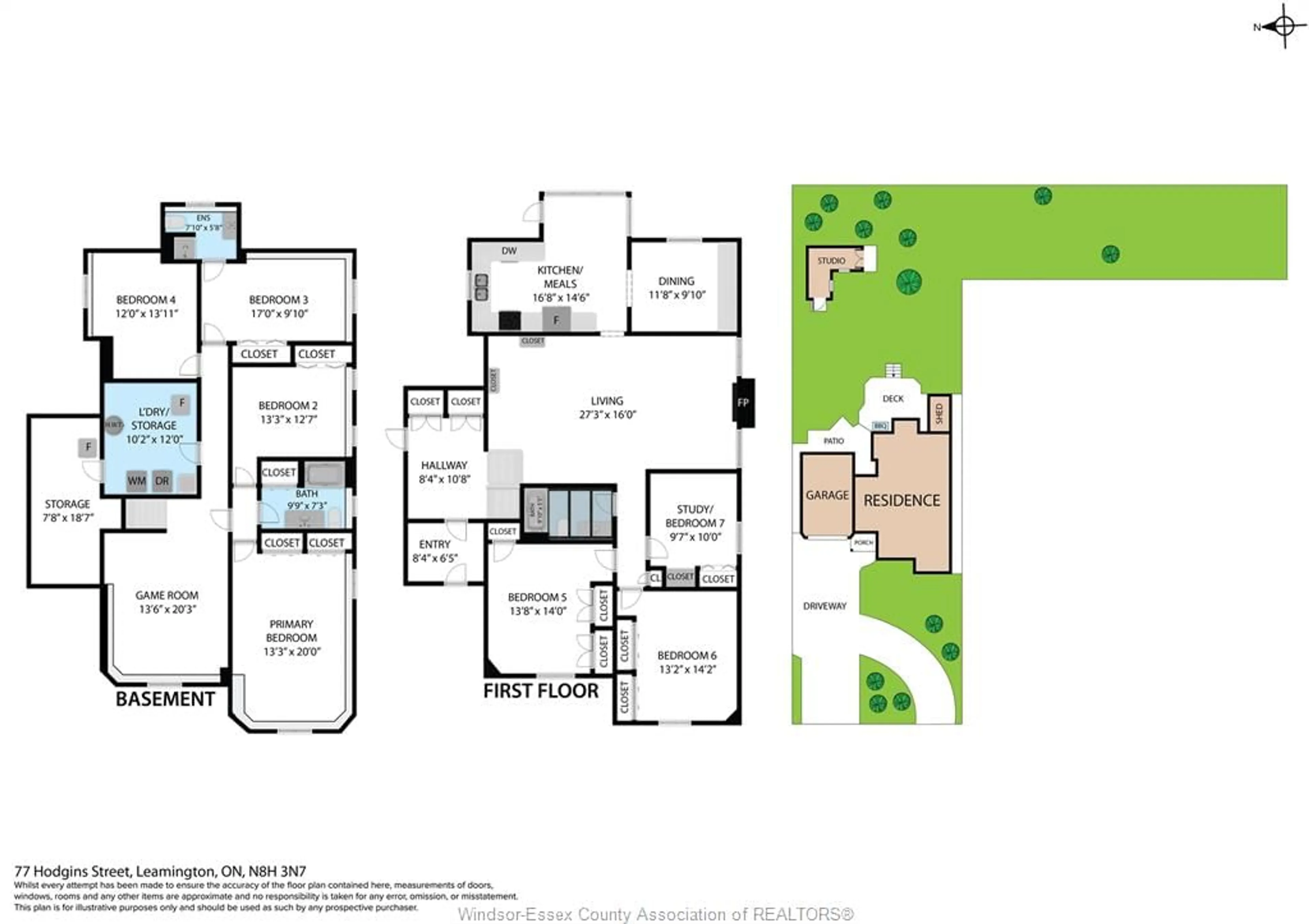 Floor plan for 77 Hodgins St, Leamington Ontario N8H 3N6