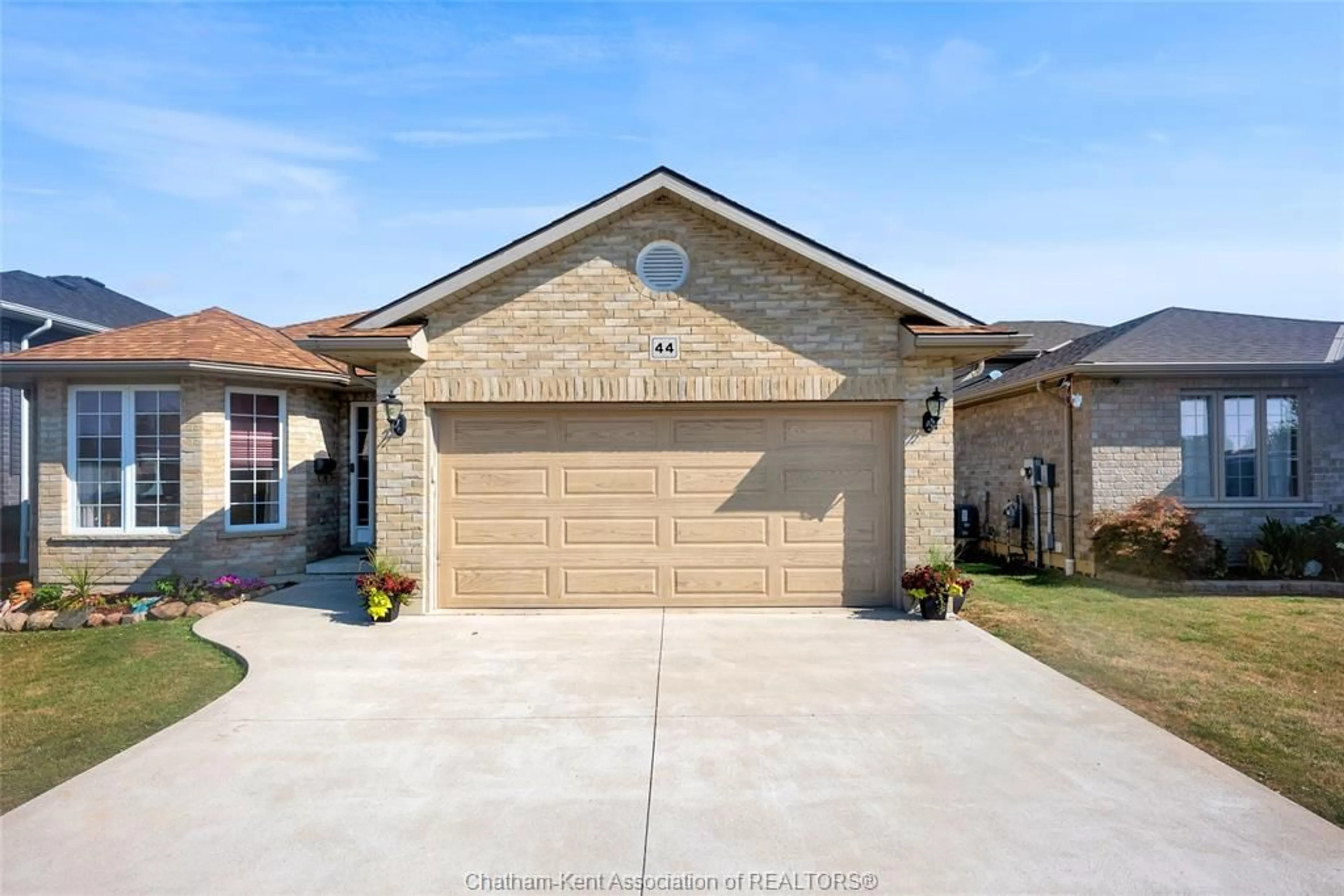 Home with brick exterior material, street for 44 Regal Dr, Tilbury Ontario N0P 2L0