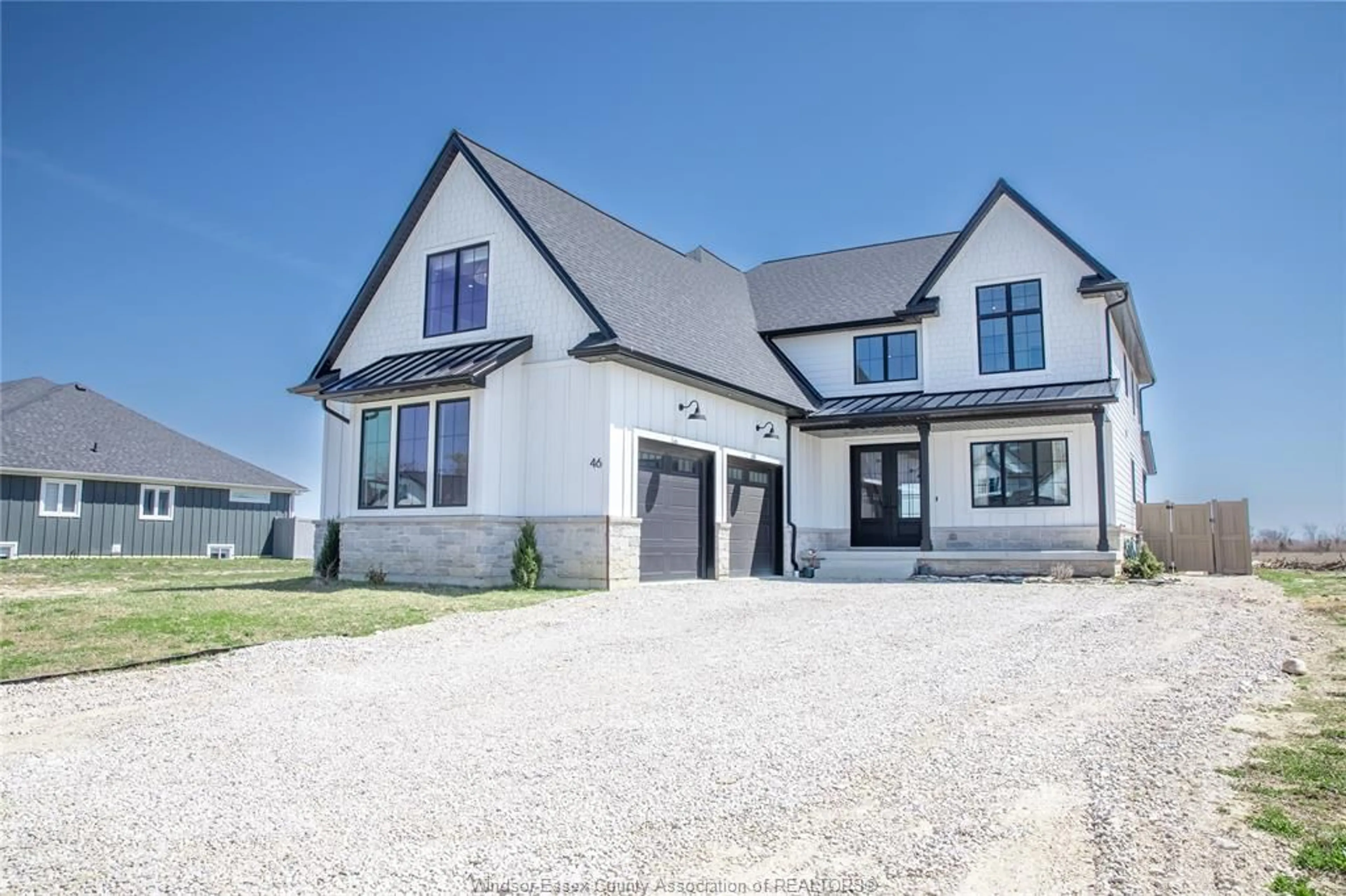 Home with brick exterior material, street for 46 BELLEVIEW Dr, Cottam Ontario N0R 1B0