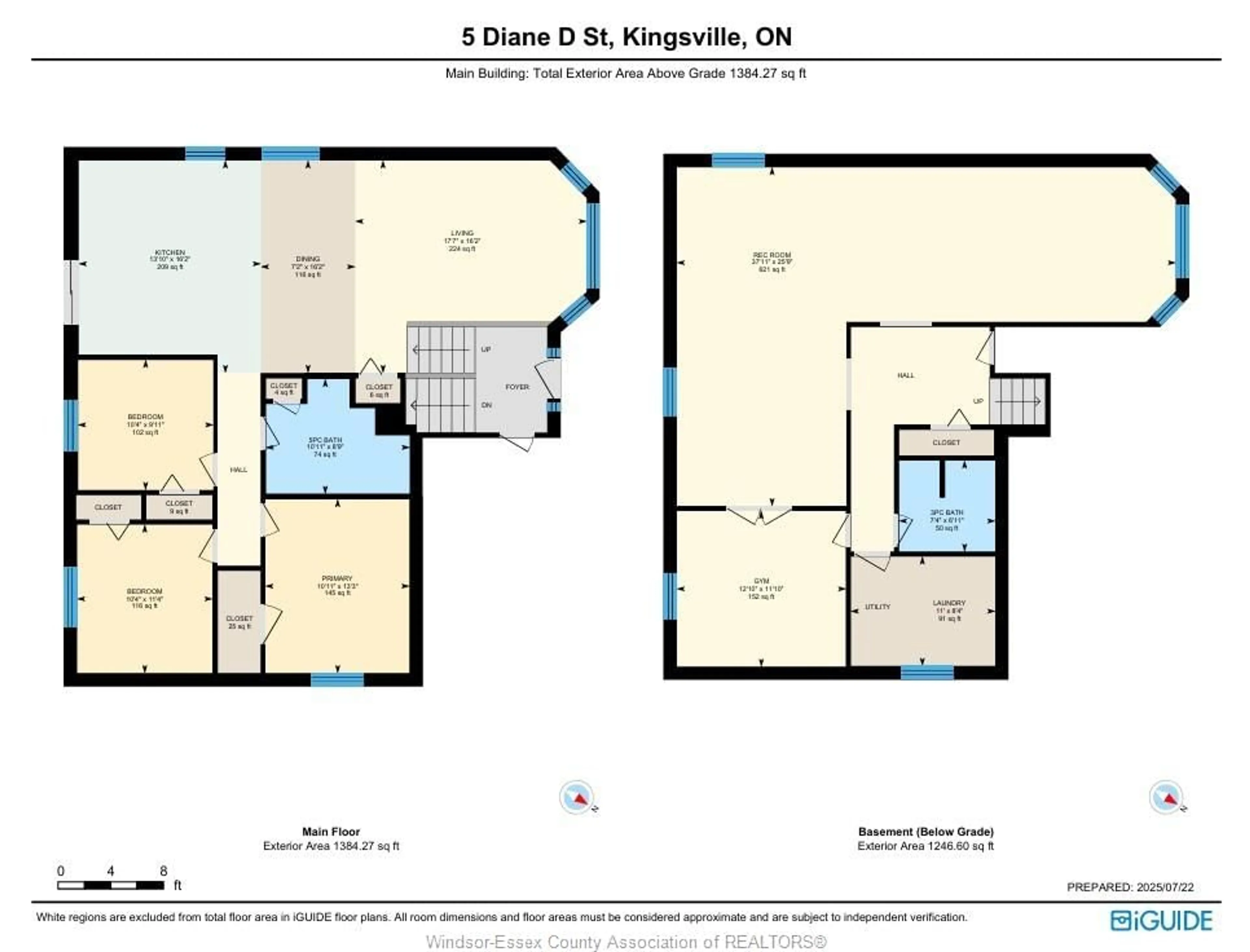 Floor plan for 5 DIANE D St, Cottam Ontario N0R 1B0