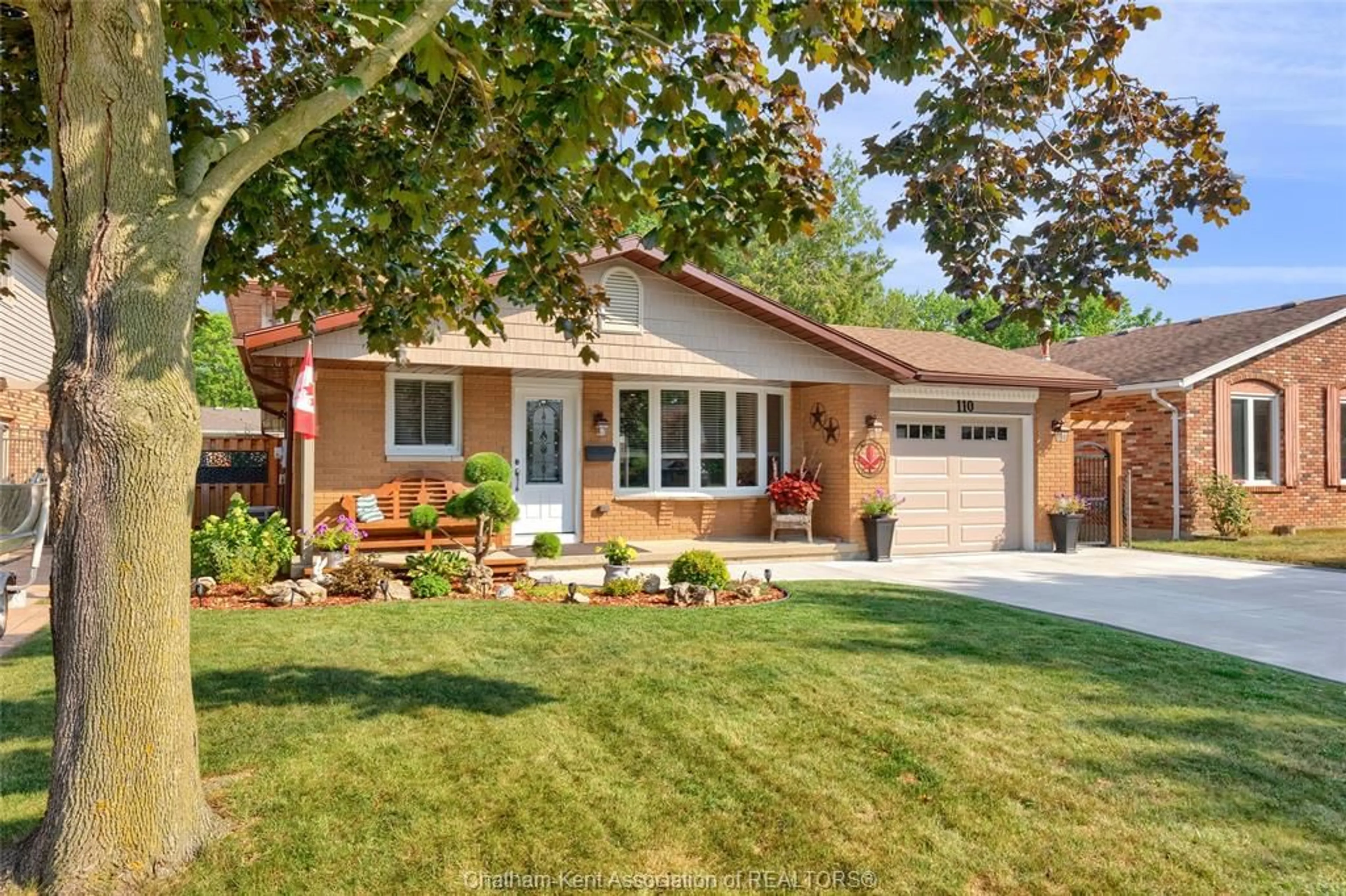 Home with brick exterior material, street for 110 GLENGARRY Cres, Chatham Ontario N7L 4H9