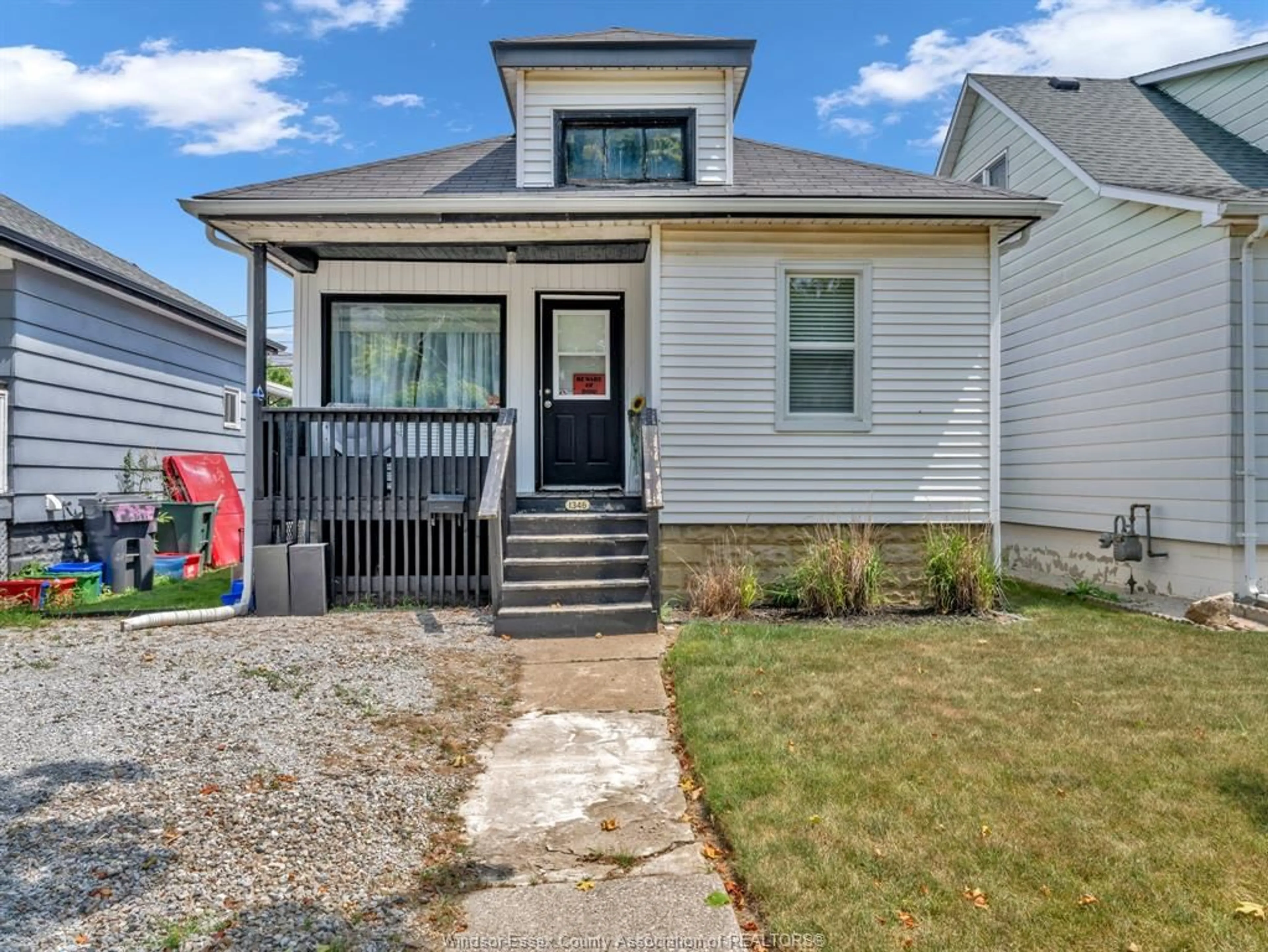 Home with vinyl exterior material, street for 1346 HENRY FORD CENTRE, Windsor Ontario N8Y 2T8