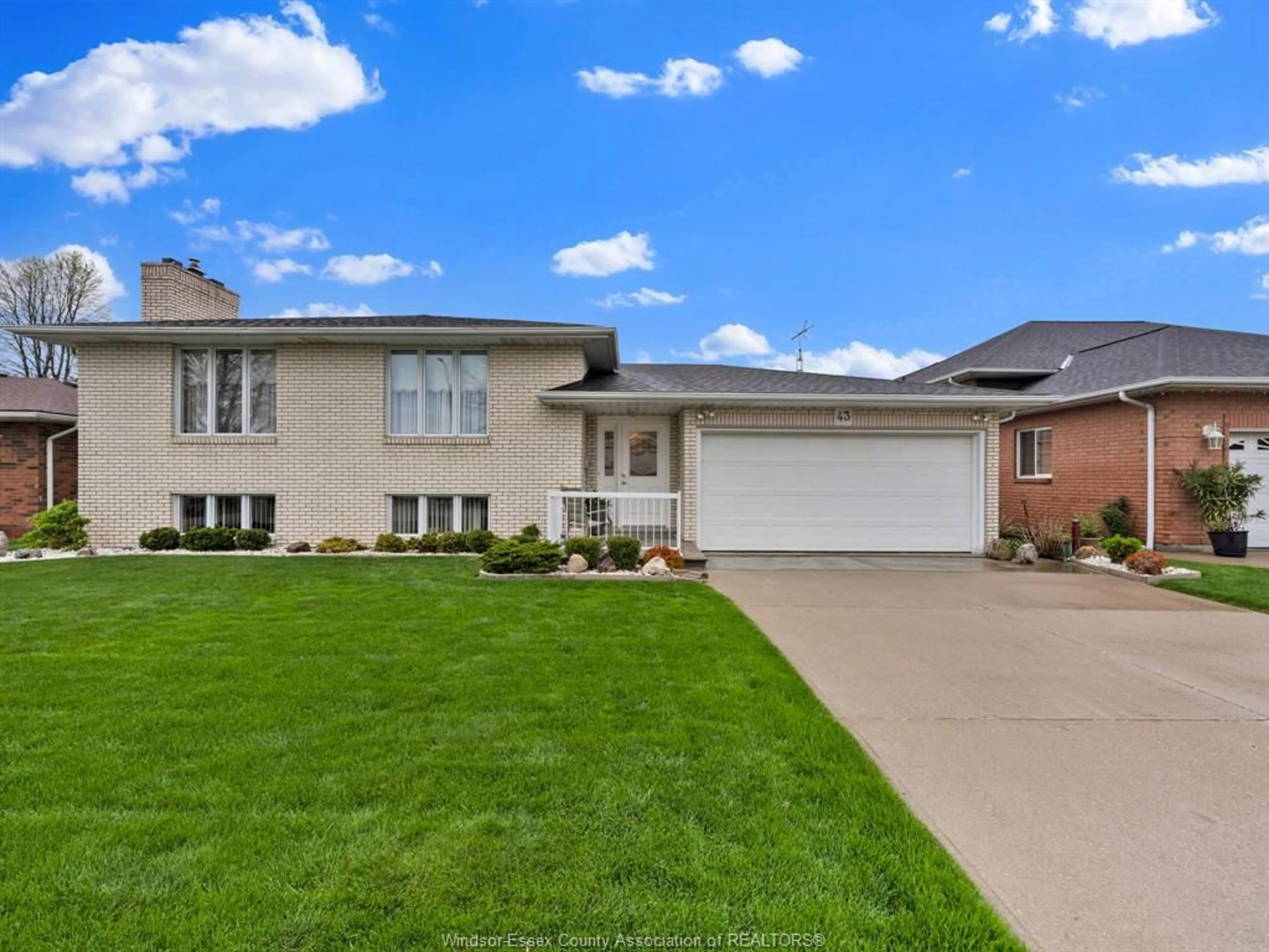 Home with brick exterior material, street for 43 Debergh Ave, Leamington Ontario N8H 4V7