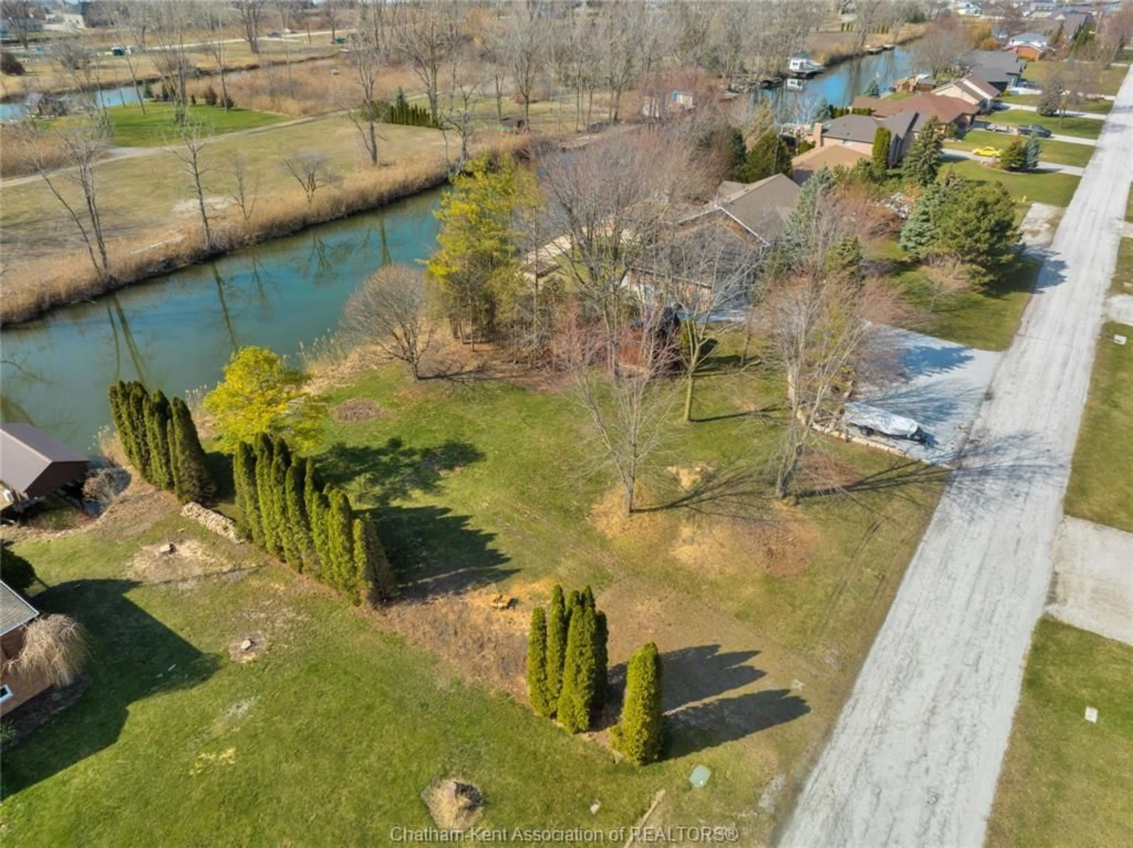 A pic from outside/outdoor area/front of a property/back of a property/a pic from drone, water/lake/river/ocean view for V/L MARKHAM Dr, Lighthouse Cove Ontario N0P 2L0