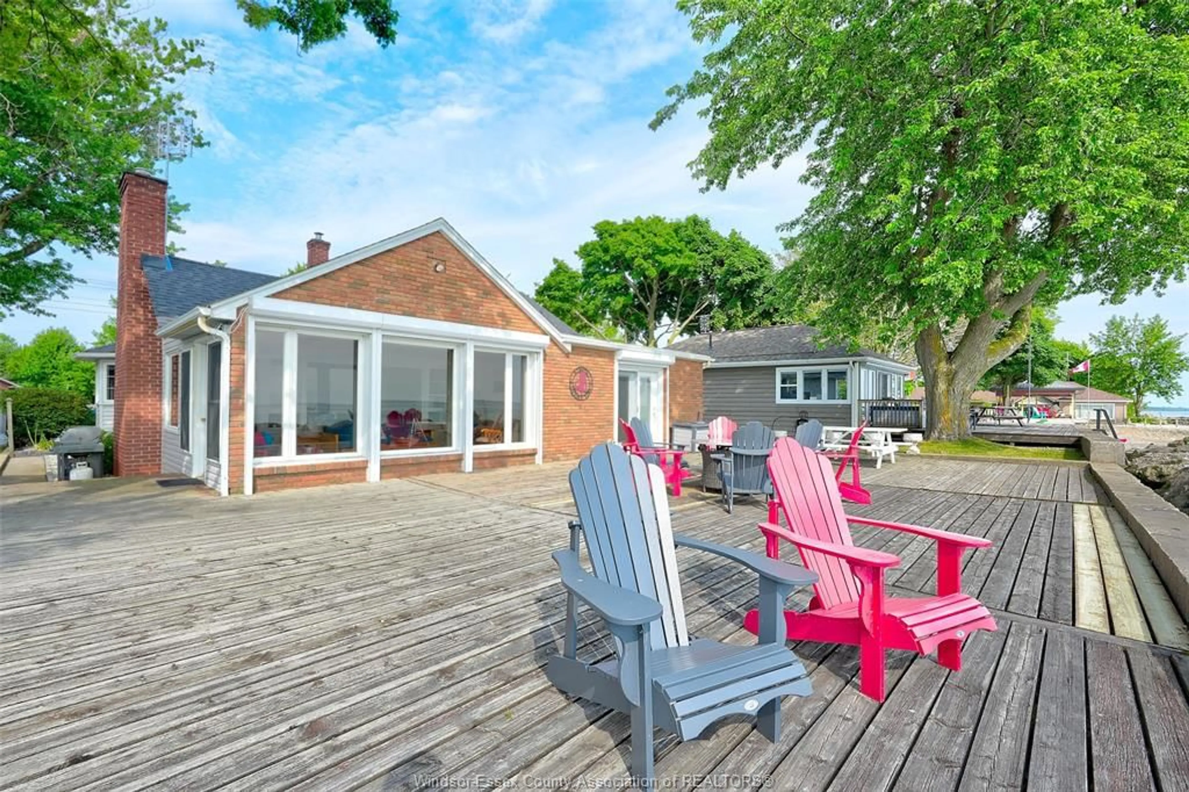 Patio, water/lake/river/ocean view for 704 POINT PELEE Dr, Leamington Ontario N8H 3V4