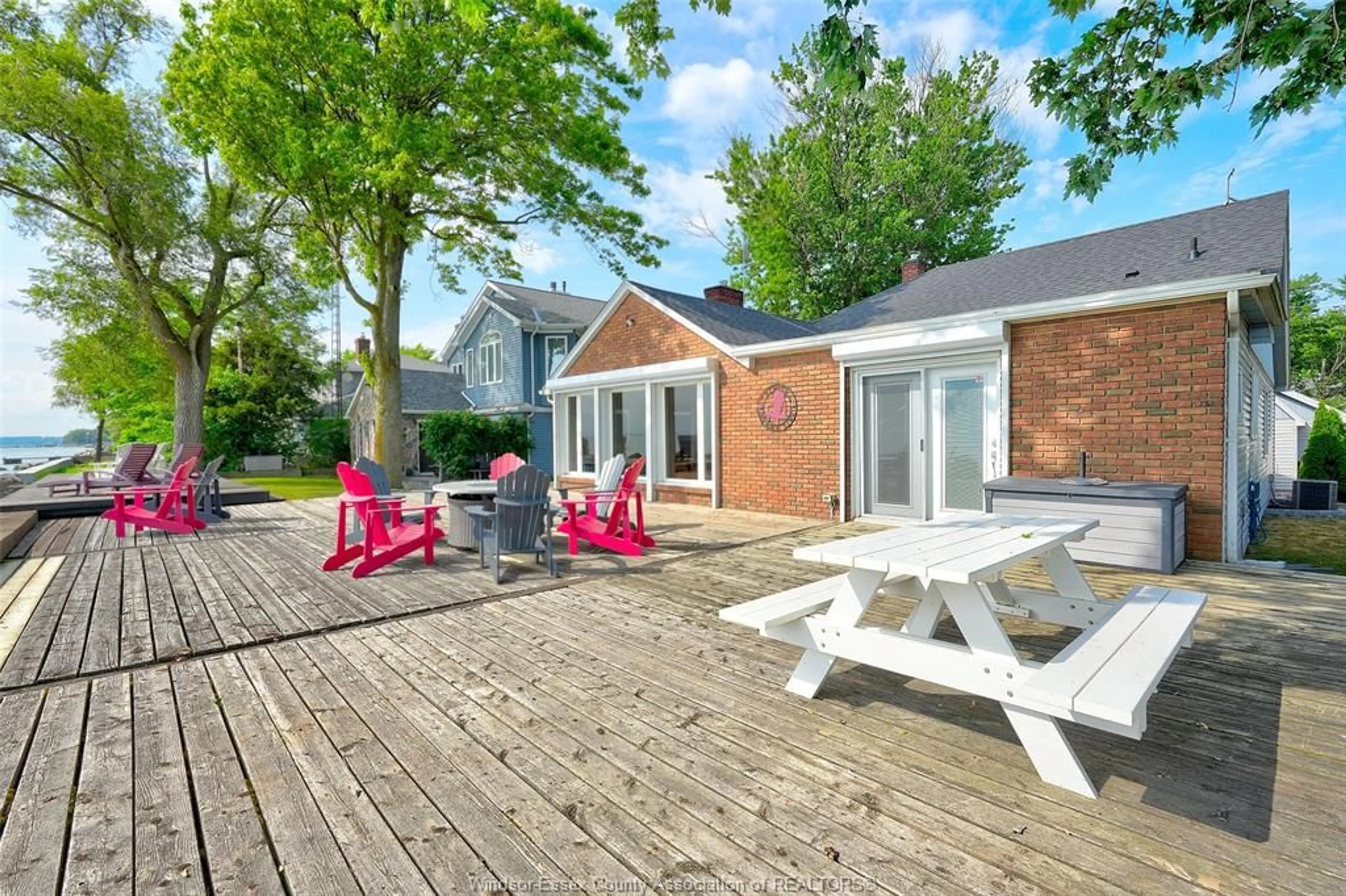 Patio, water/lake/river/ocean view for 704 POINT PELEE Dr, Leamington Ontario N8H 3V4
